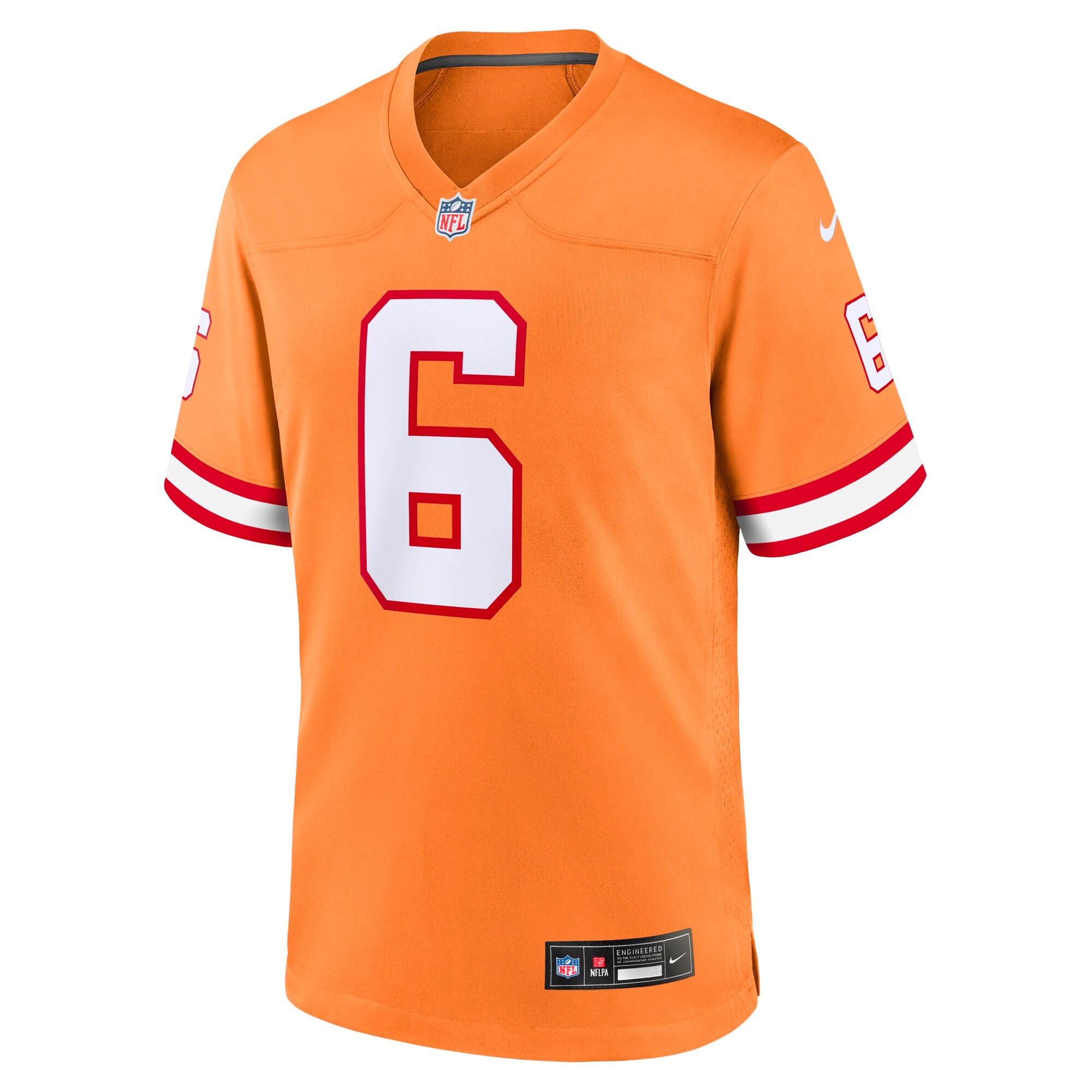 Baker Mayfield Tampa Bay Buccaneers Game Jersey Orange NFL Football Fan Wear