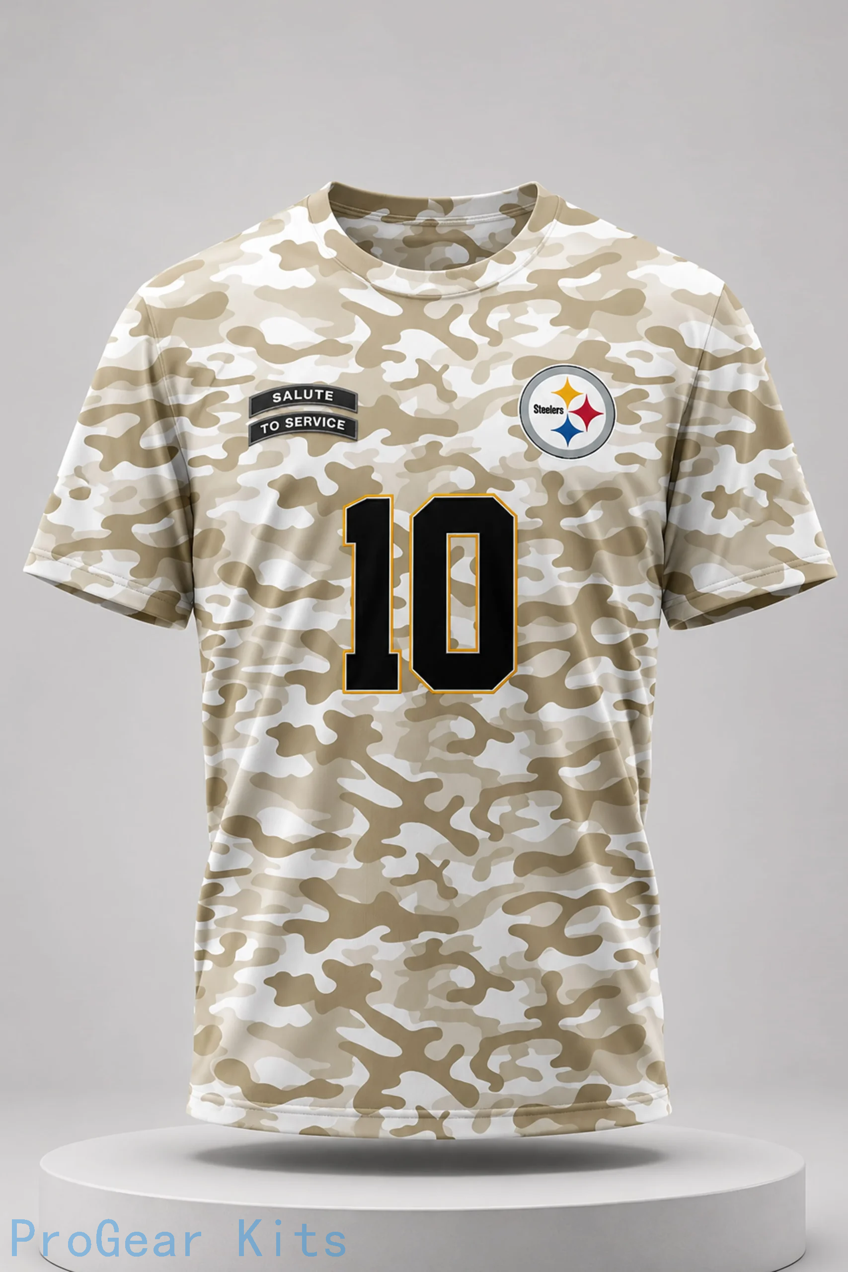 Pittsburgh Steelers Jersey Camo NFL Football Fan Wear