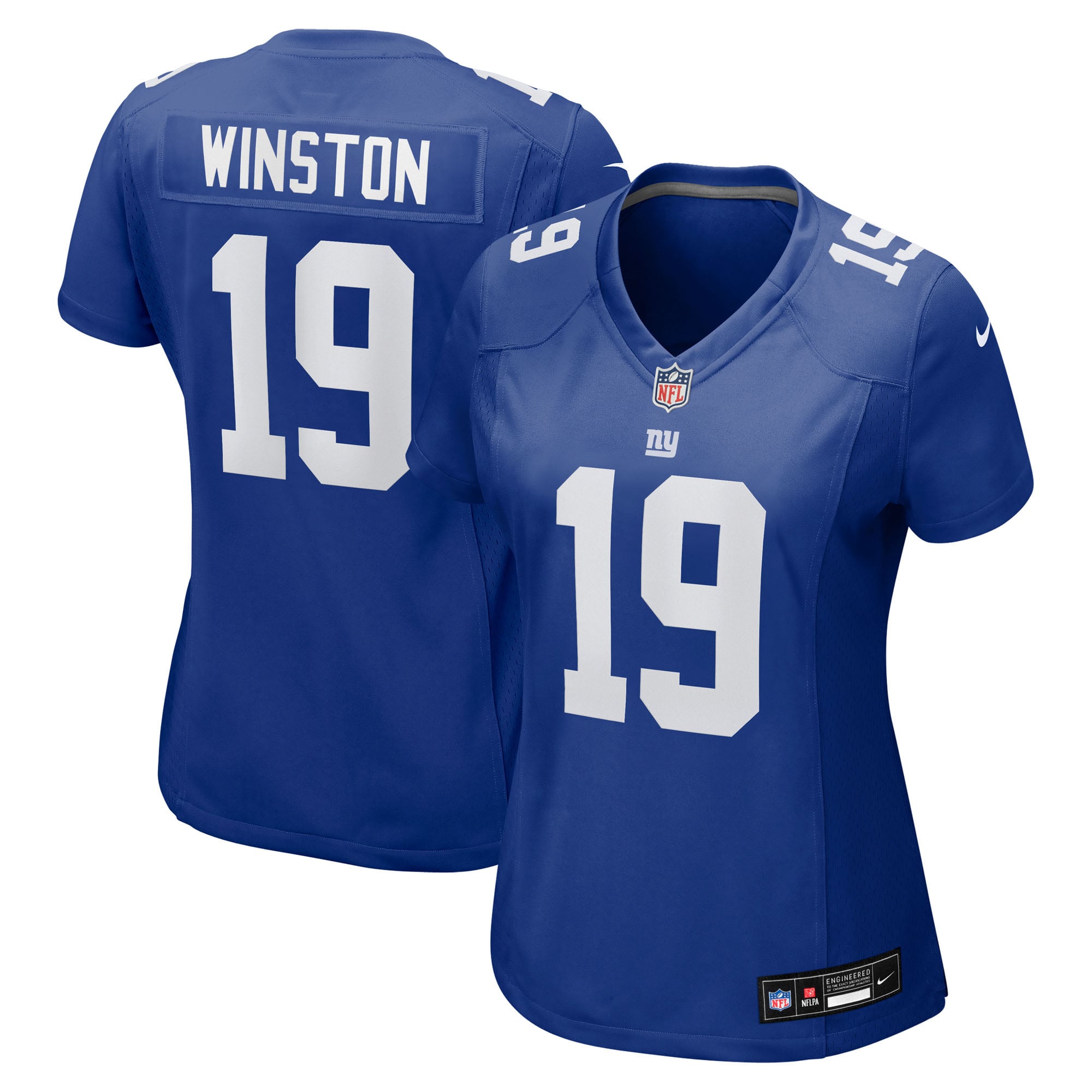 Jameis Winston New York Giants Game Jersey Royal NFL Football Fan Wear