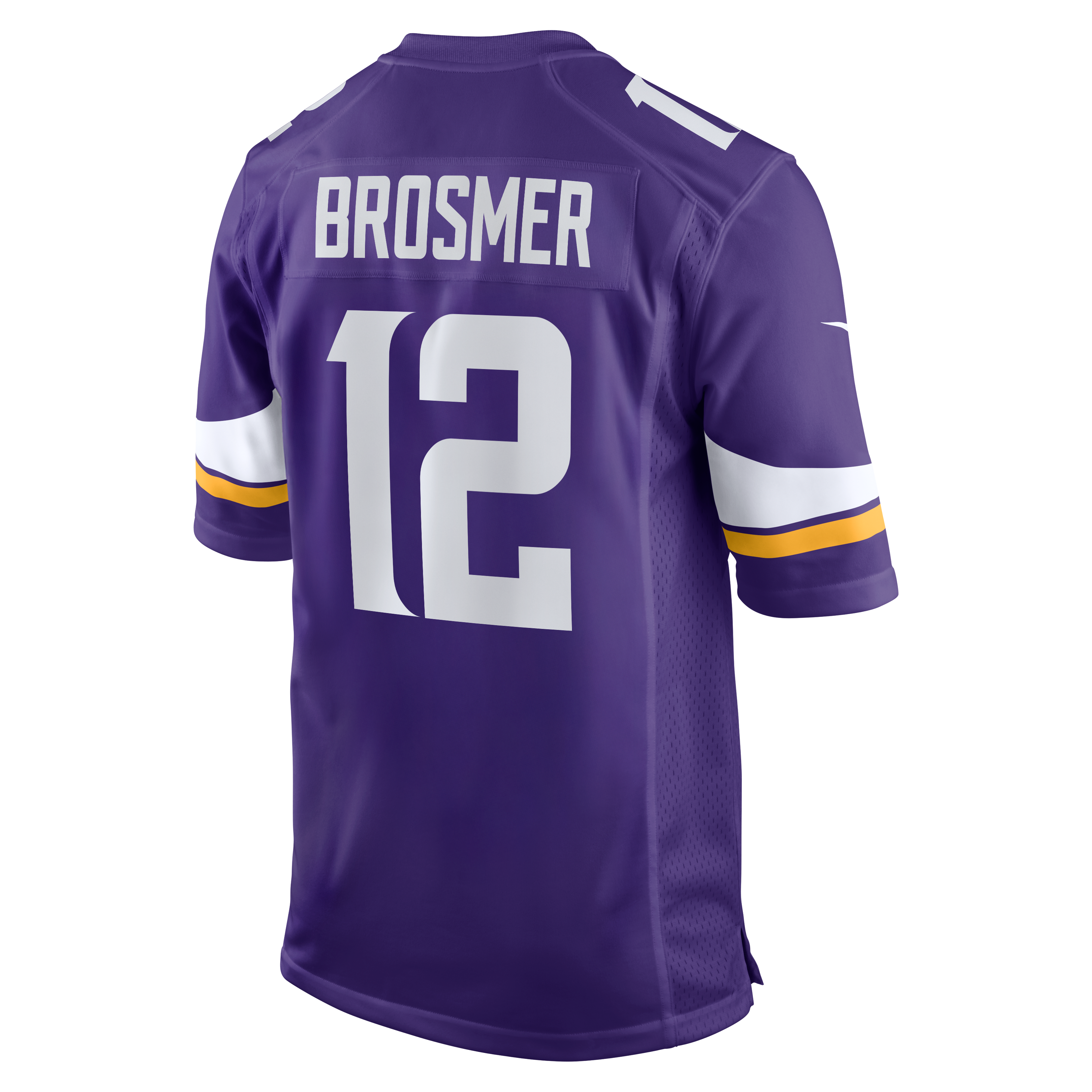 Max Brosmer Minnesota Vikings Game Jersey Purple NFL Football Fan Wear Max Brosmer