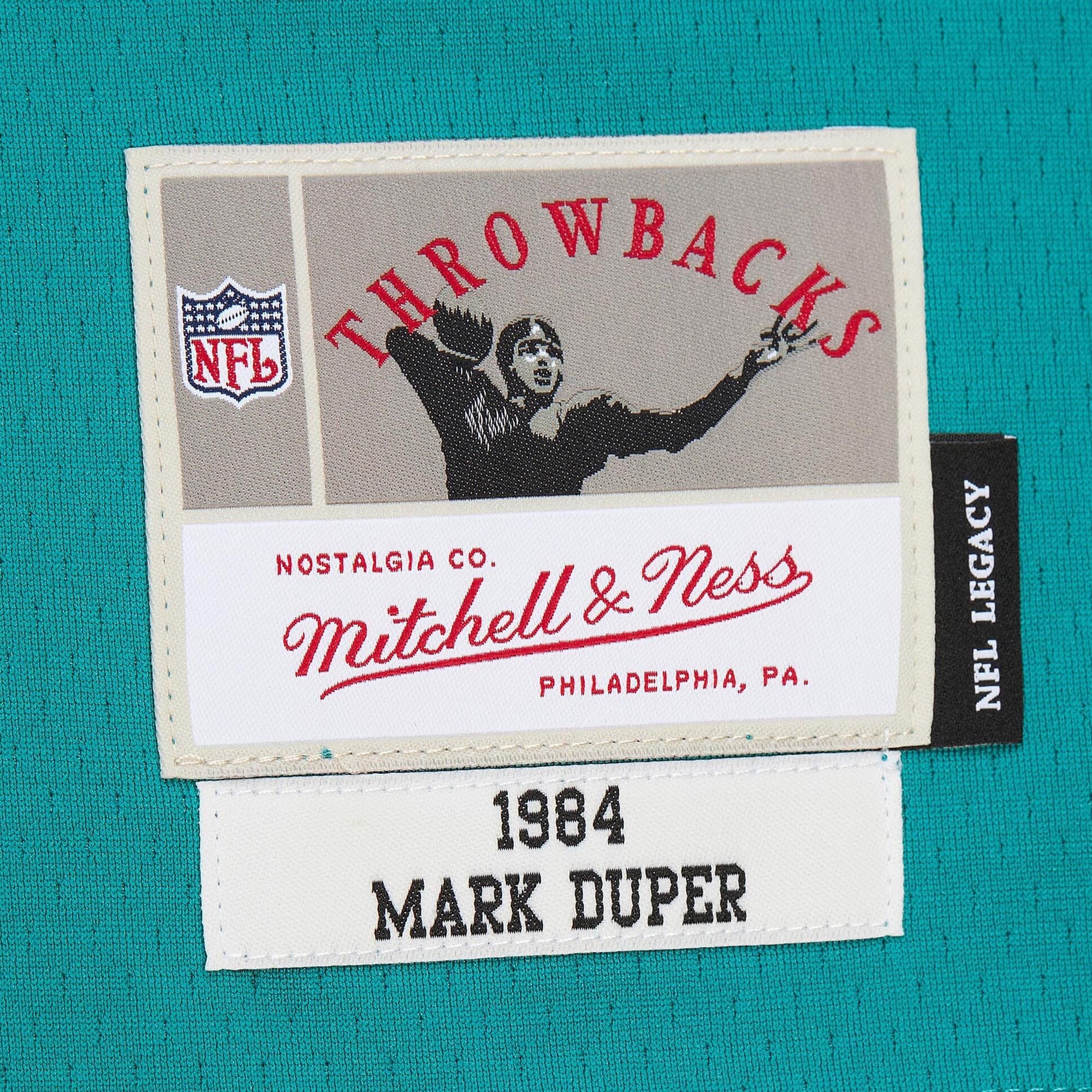 Mark Duper Miami Dolphins Replica Jersey Aqua NFL Football Fan Wear Mark Duper