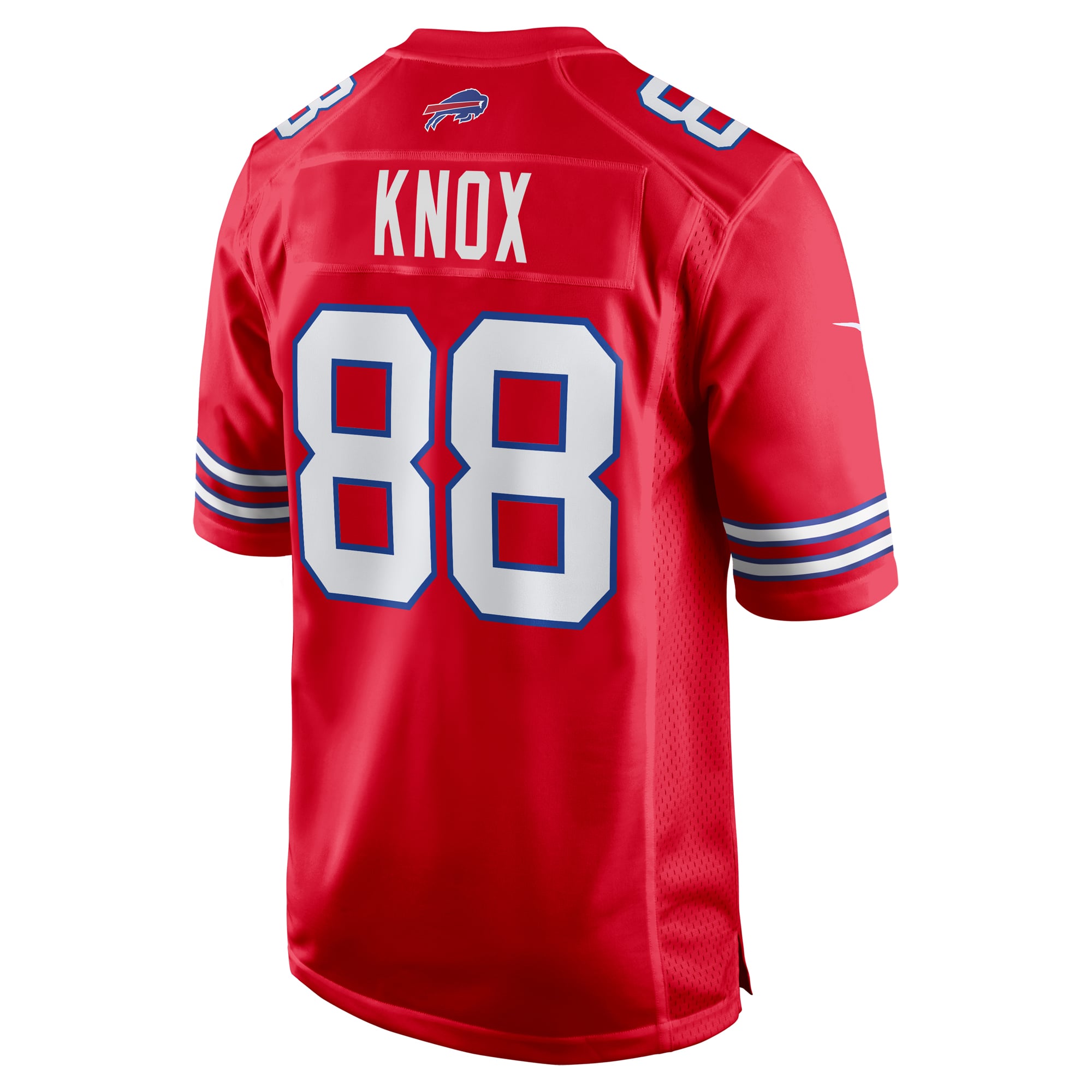 Dawson Knox Buffalo Bills Game Jersey Red NFL Football Fan Wear Dawson Knox