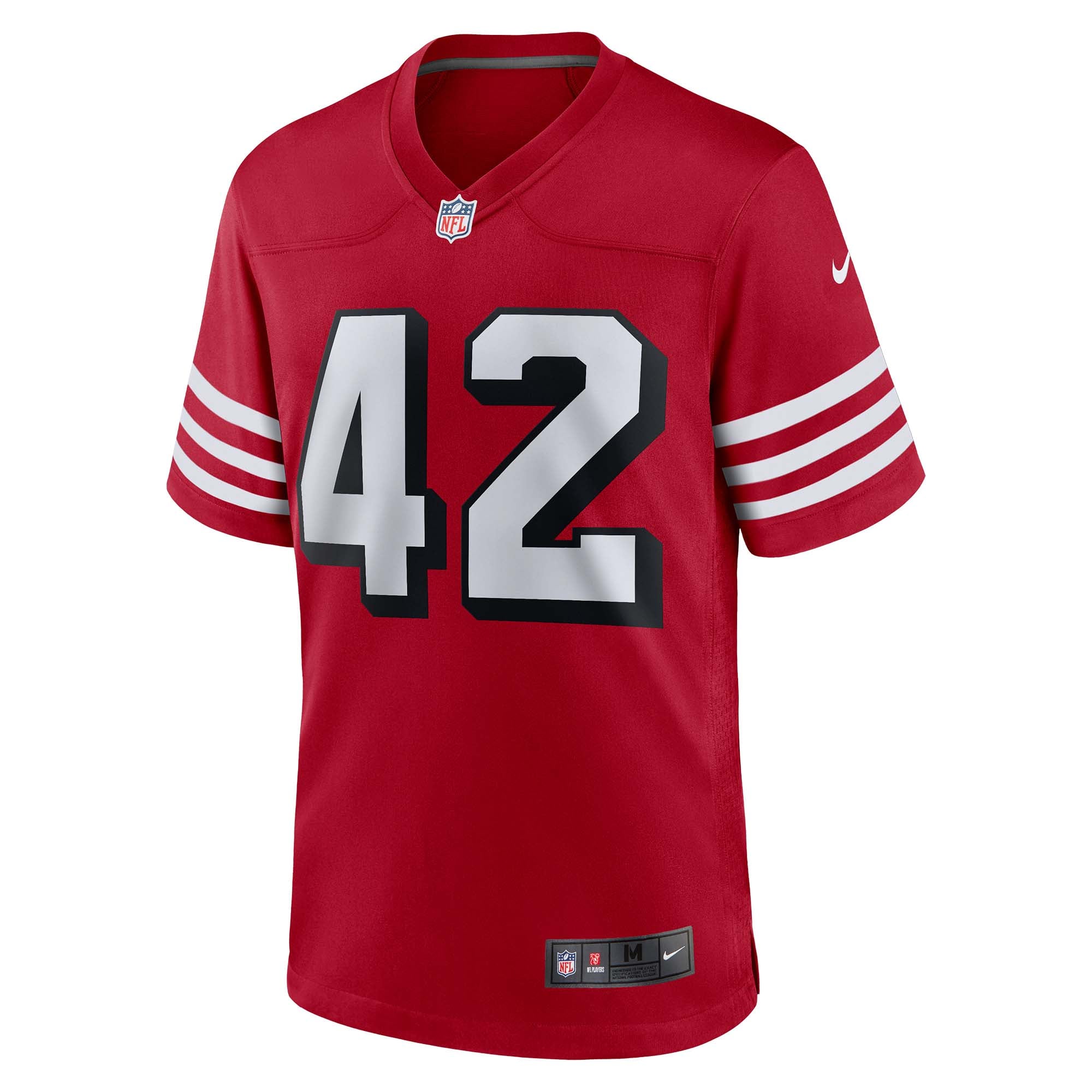 Ronnie Lott Retired San Francisco 49ers Game Jersey Scarlet NFL Football Fan Wear