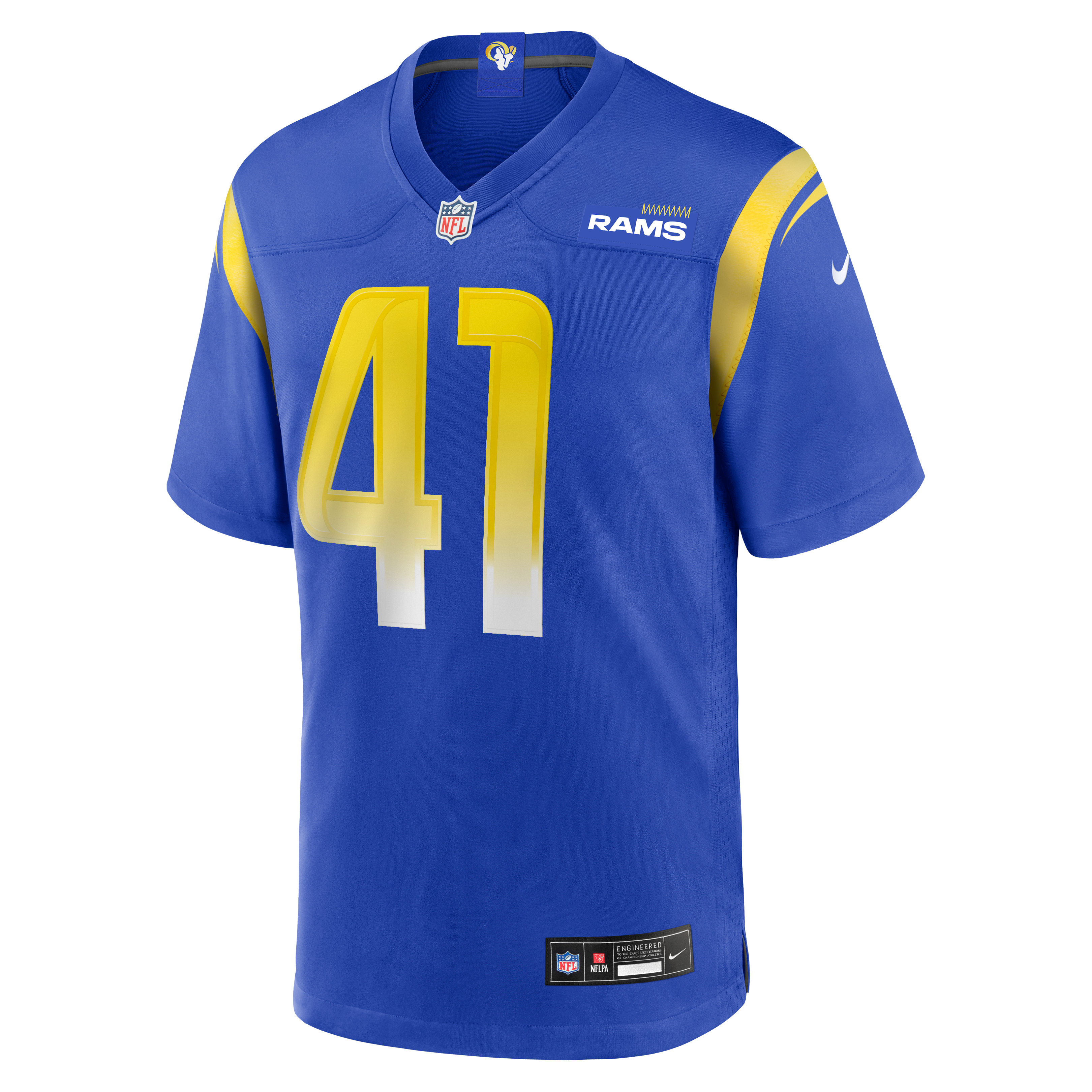 Cameron McCutcheon Los Angeles Rams Game Jersey Royal NFL Football Fan Wear