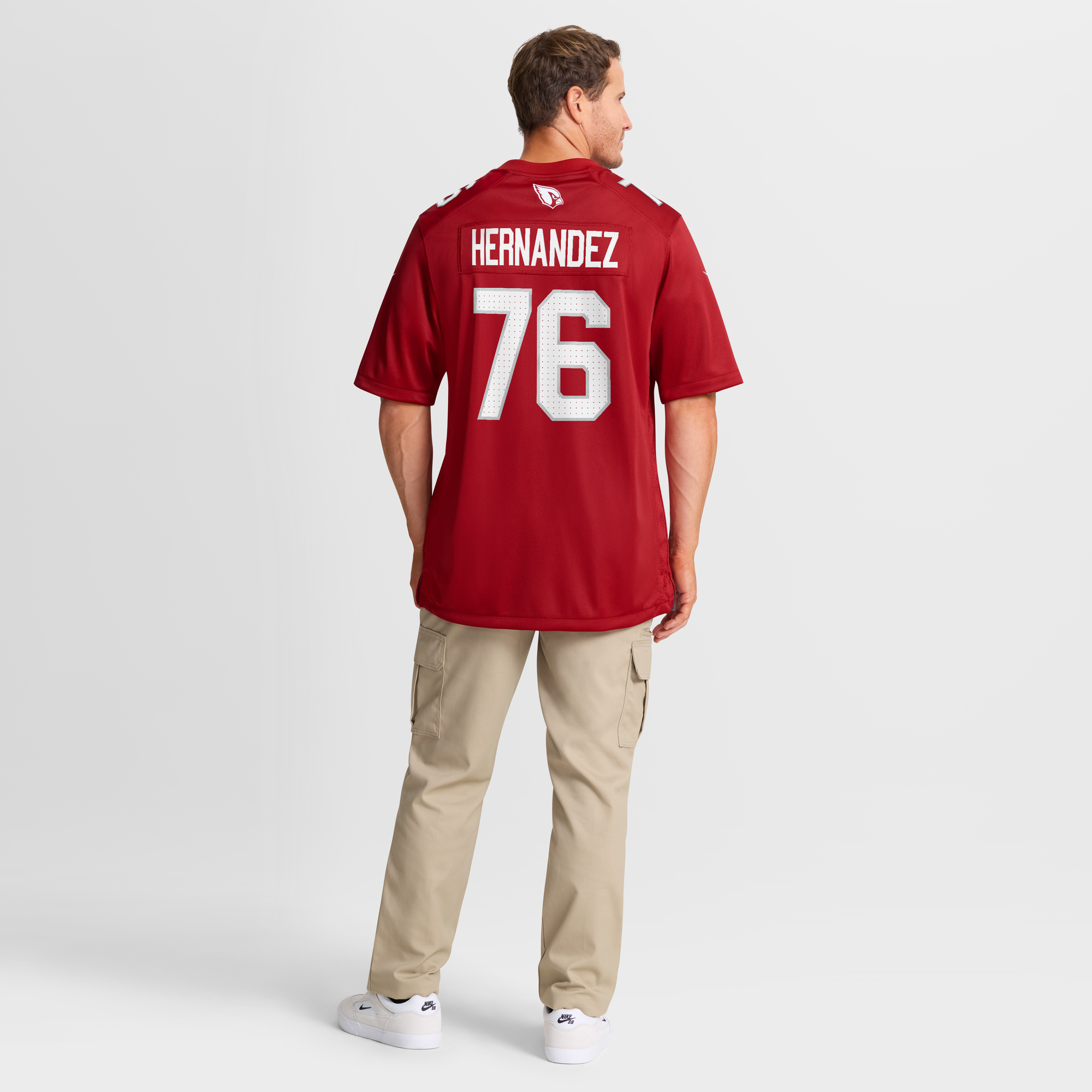 Will Hernandez Arizona Cardinals Game Jersey Cardinal NFL Football Fan Wear