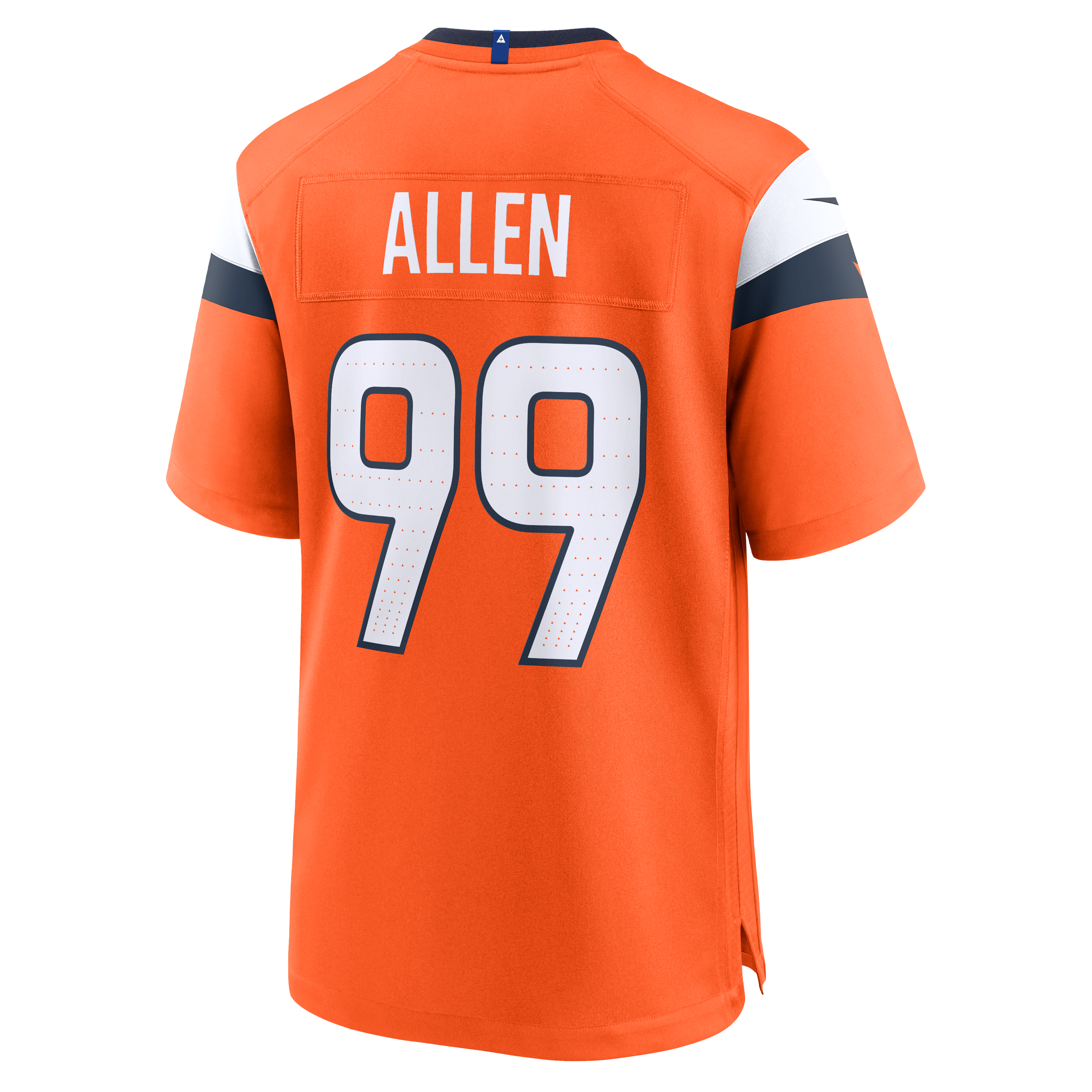 Zach Allen Denver Broncos Game Jersey Orange NFL Football Fan Wear