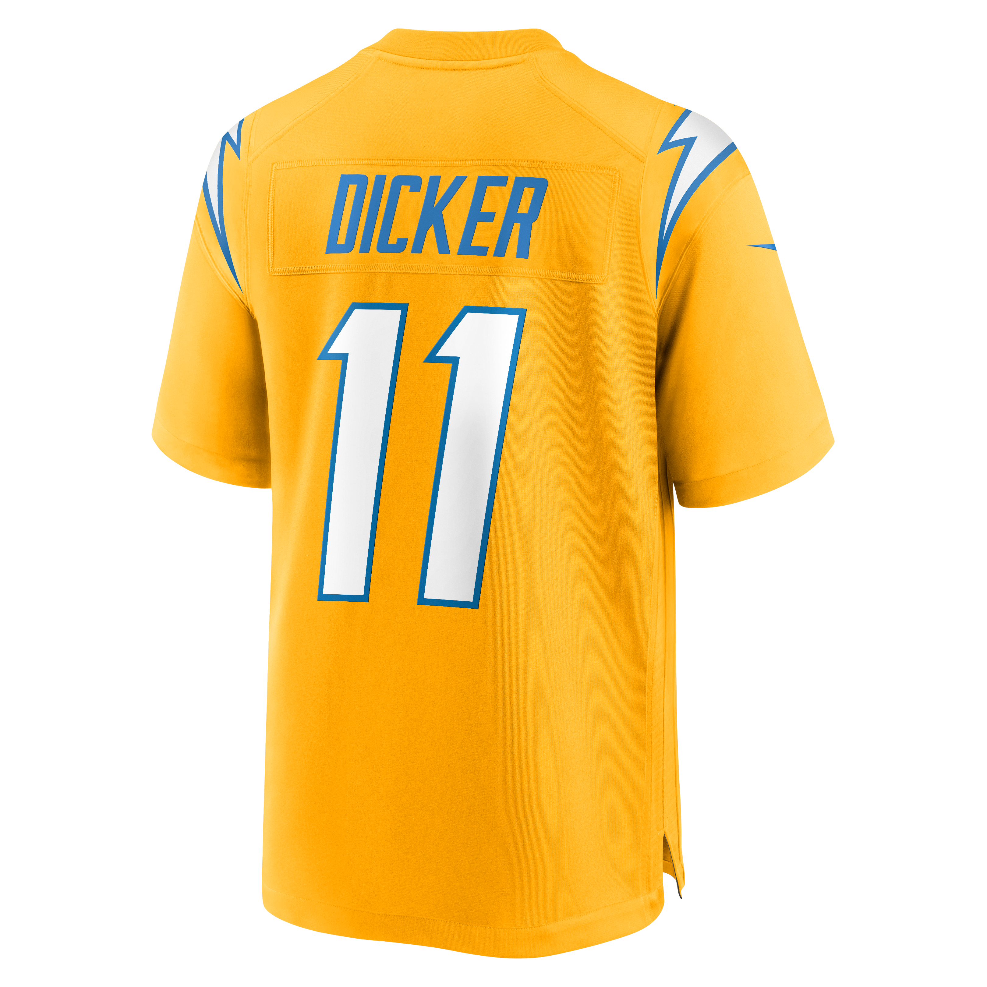 Cameron Dicker Los Angeles Chargers Game Jersey Gold NFL Football Fan Wear Cameron Dicker