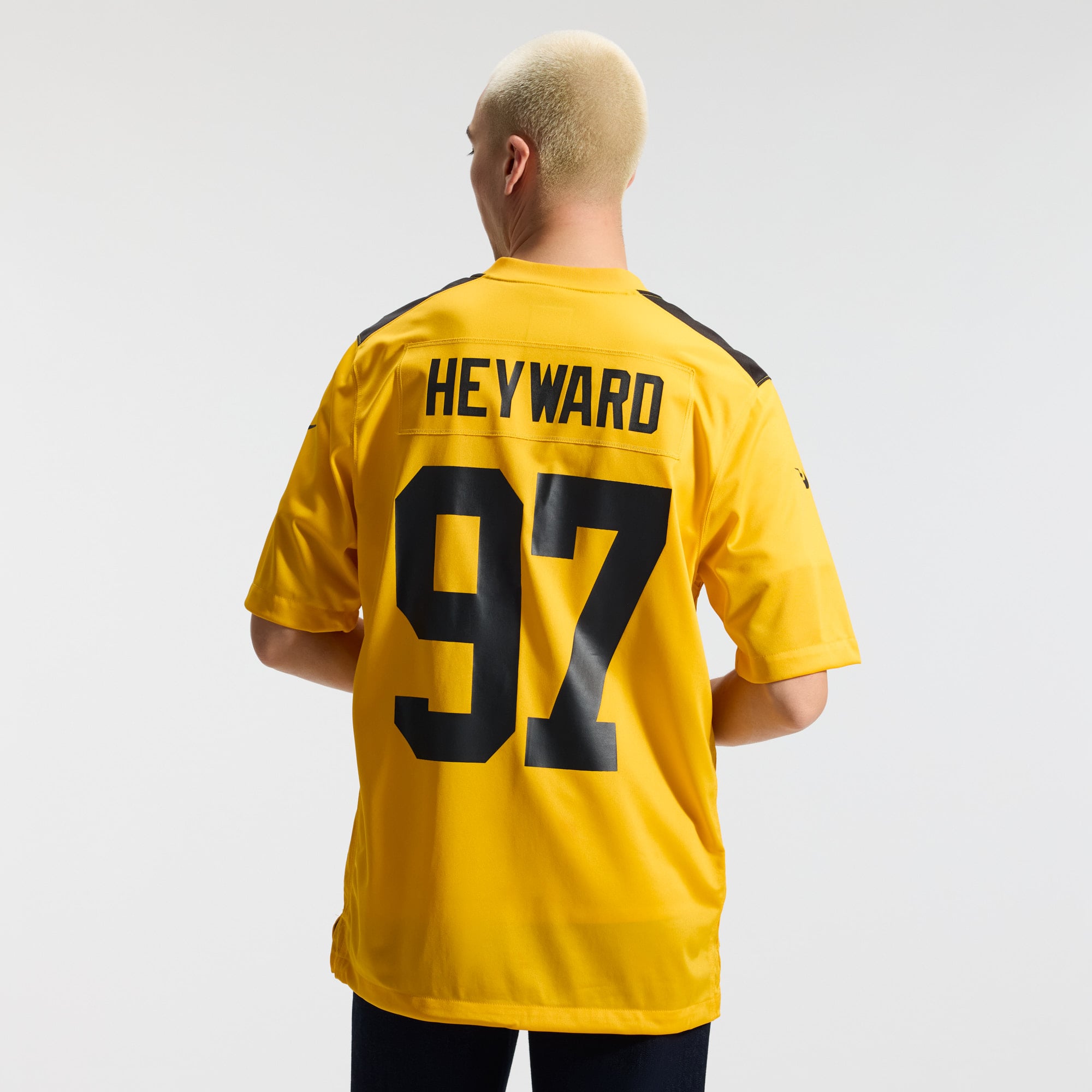 Cameron Heyward Pittsburgh Steelers Game Jersey Gold NFL Football Fan Wear