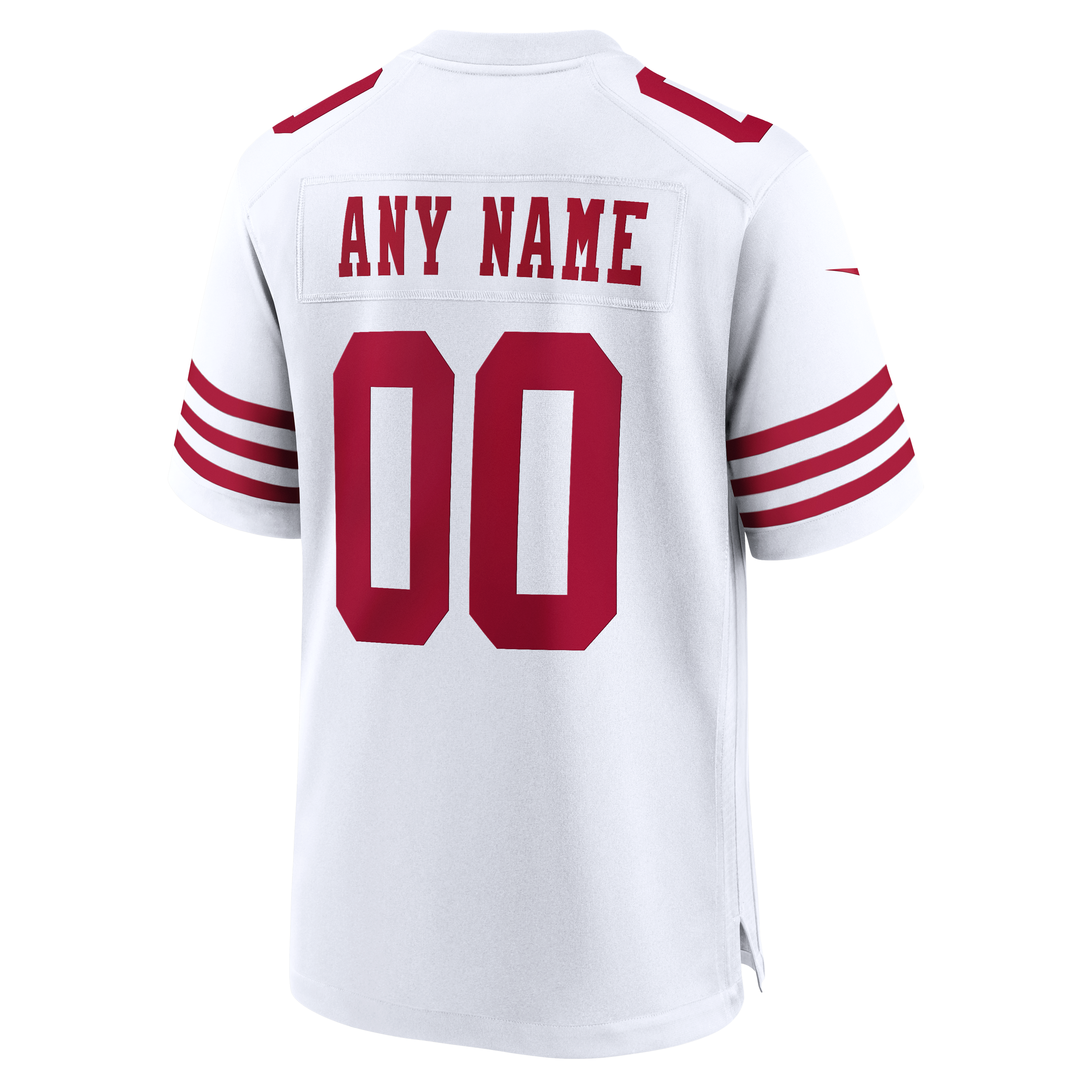 San Francisco 49ers Player Jersey White NFL Football Fan Wear Custom Number