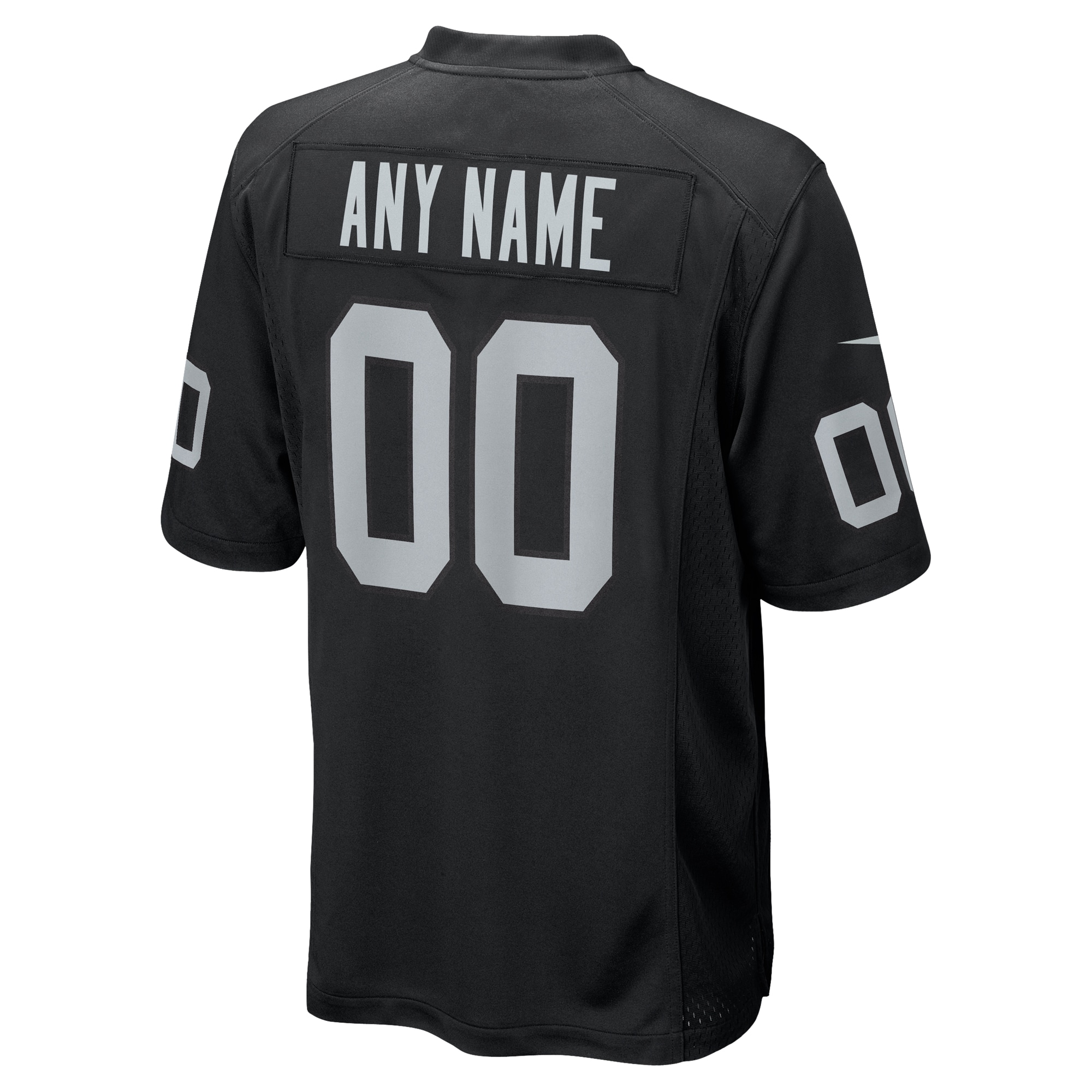 Las Vegas Raiders Game Jersey Black NFL Football Fan Wear Custom Number