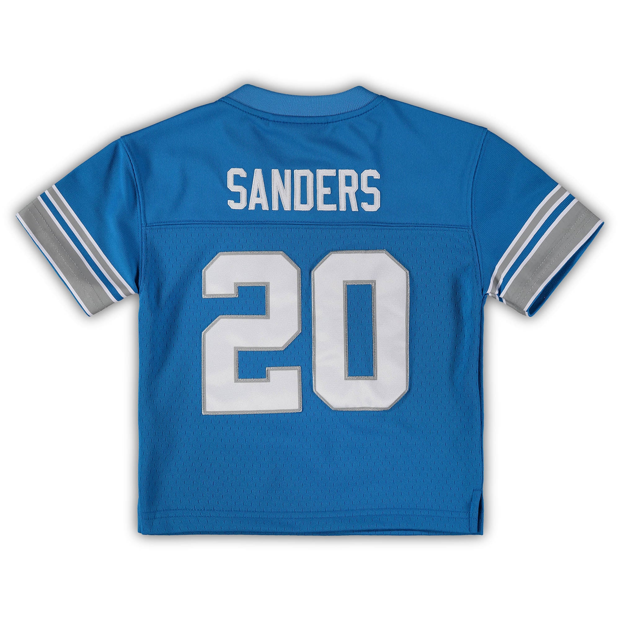 Retired Barry Sanders Detroit Lions Legacy Jersey Blue NFL Football Fan Wear Retired Barry Sanders