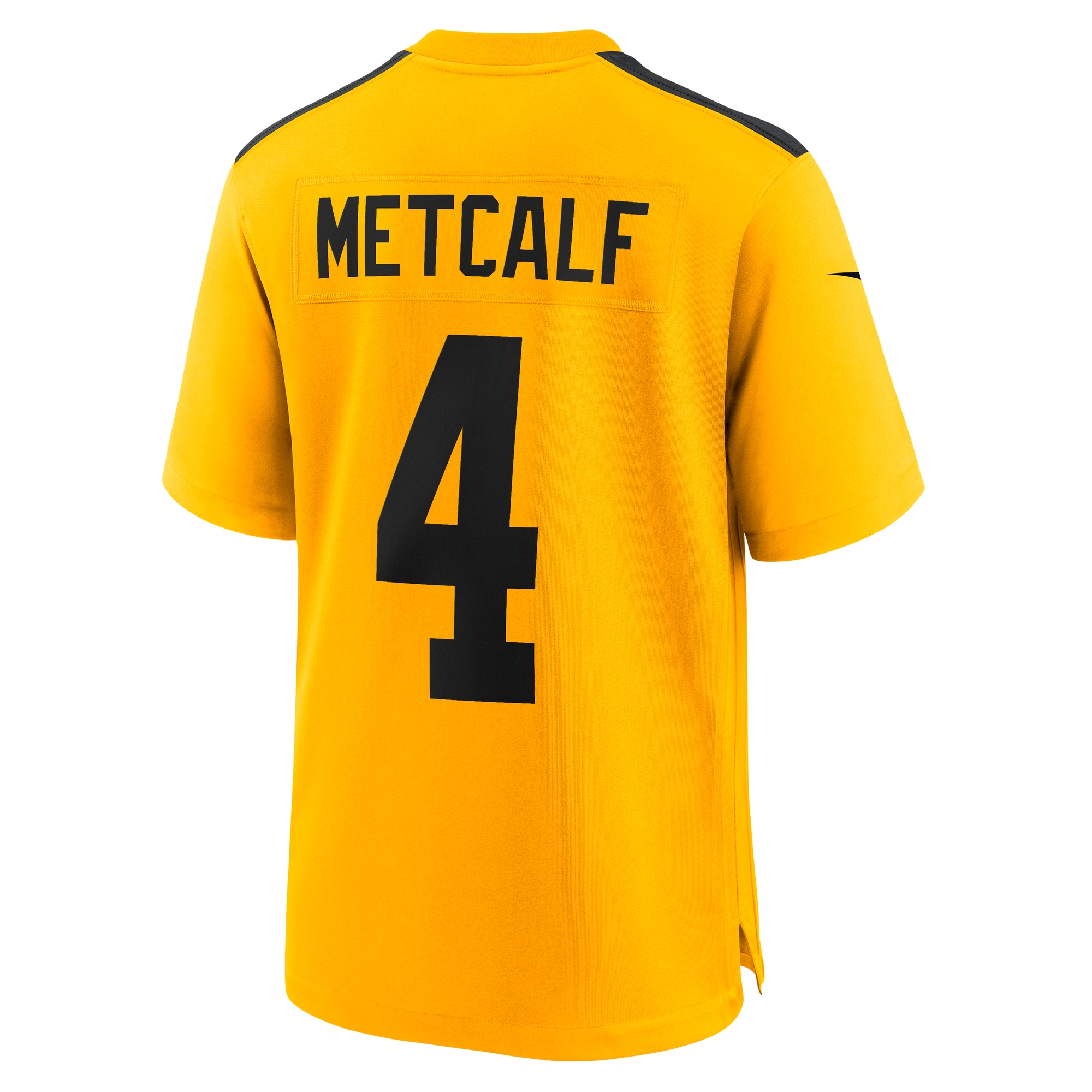 DK Metcalf Pittsburgh Steelers Game Jersey Gold NFL Football Fan Wear DK Metcalf