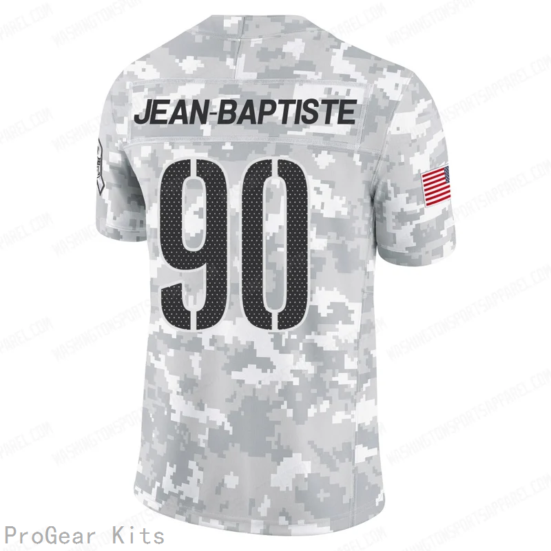 Javontae Jean Baptiste Washington Commanders Jersey No.90 NFL Football Fan Wear Javontae Jean Baptiste