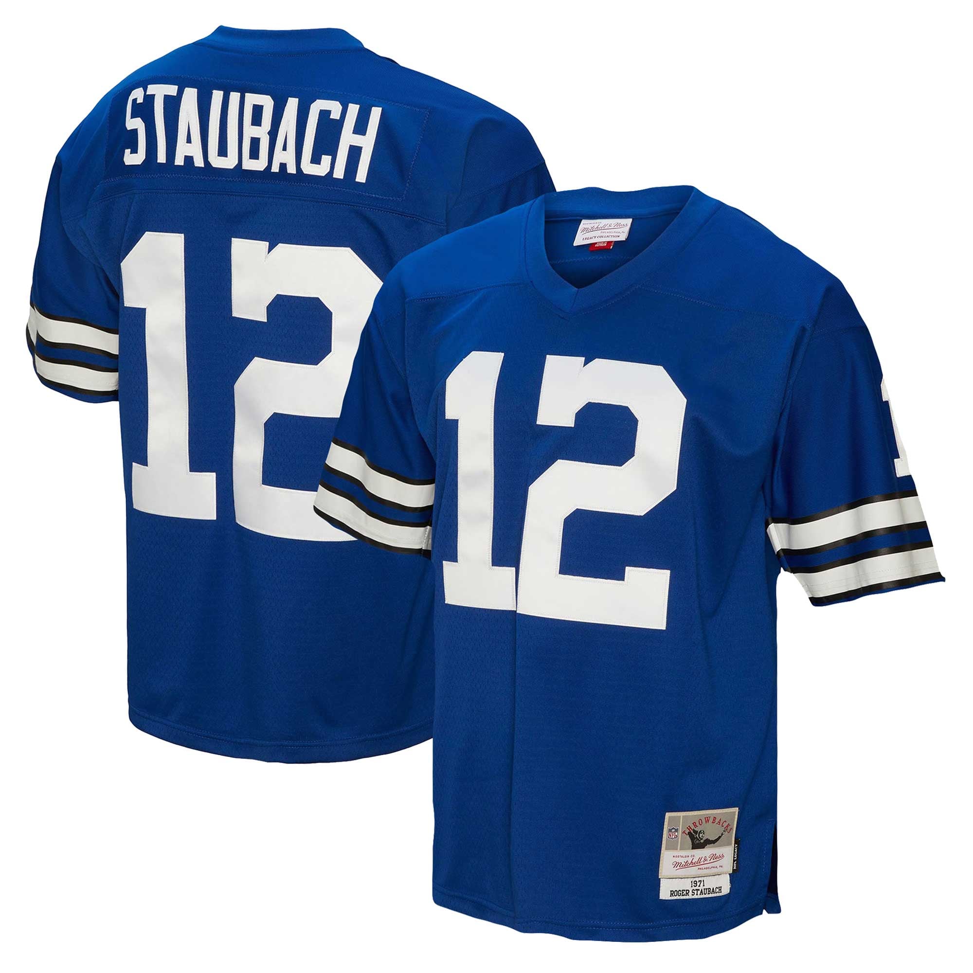 Big Tall Retired Dallas Cowboys Player Jersey Navy NFL Football Fan Wear
