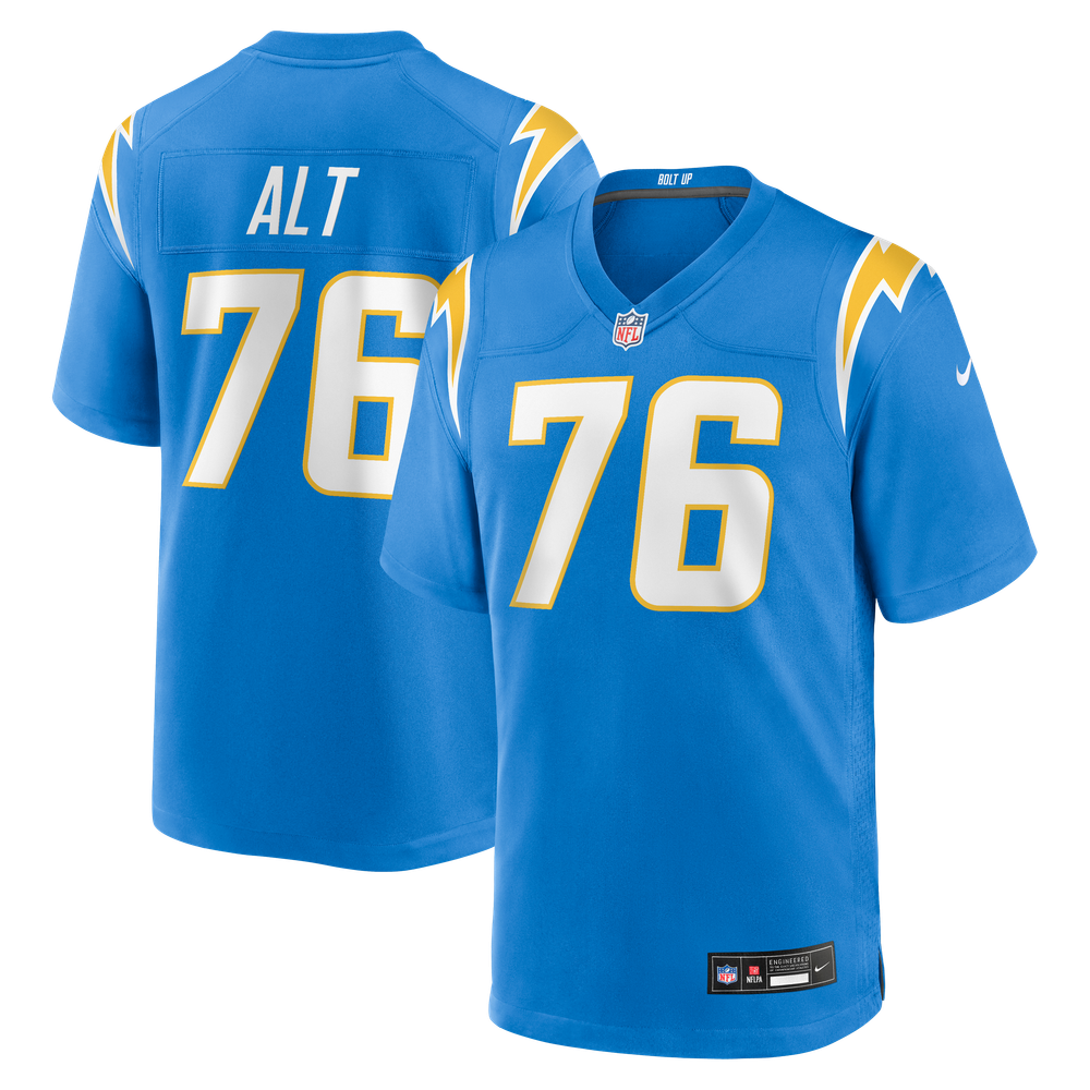 Joe Alt Los Angeles Chargers Player Jersey NFL Football Fan Wear