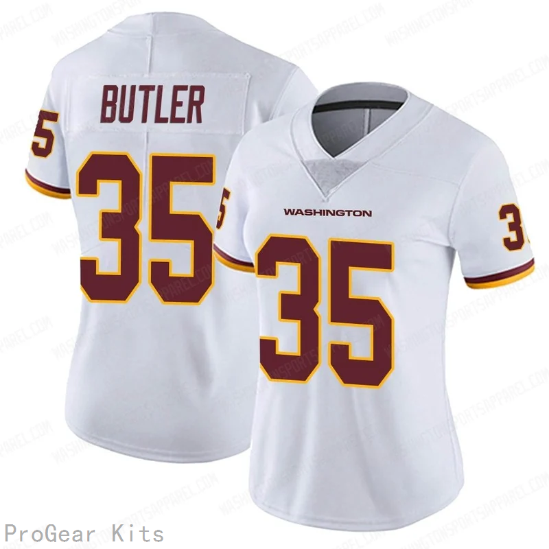 Percy Butler Washington Commanders Jersey No.35 White NFL Football Fan Wear Percy Butler