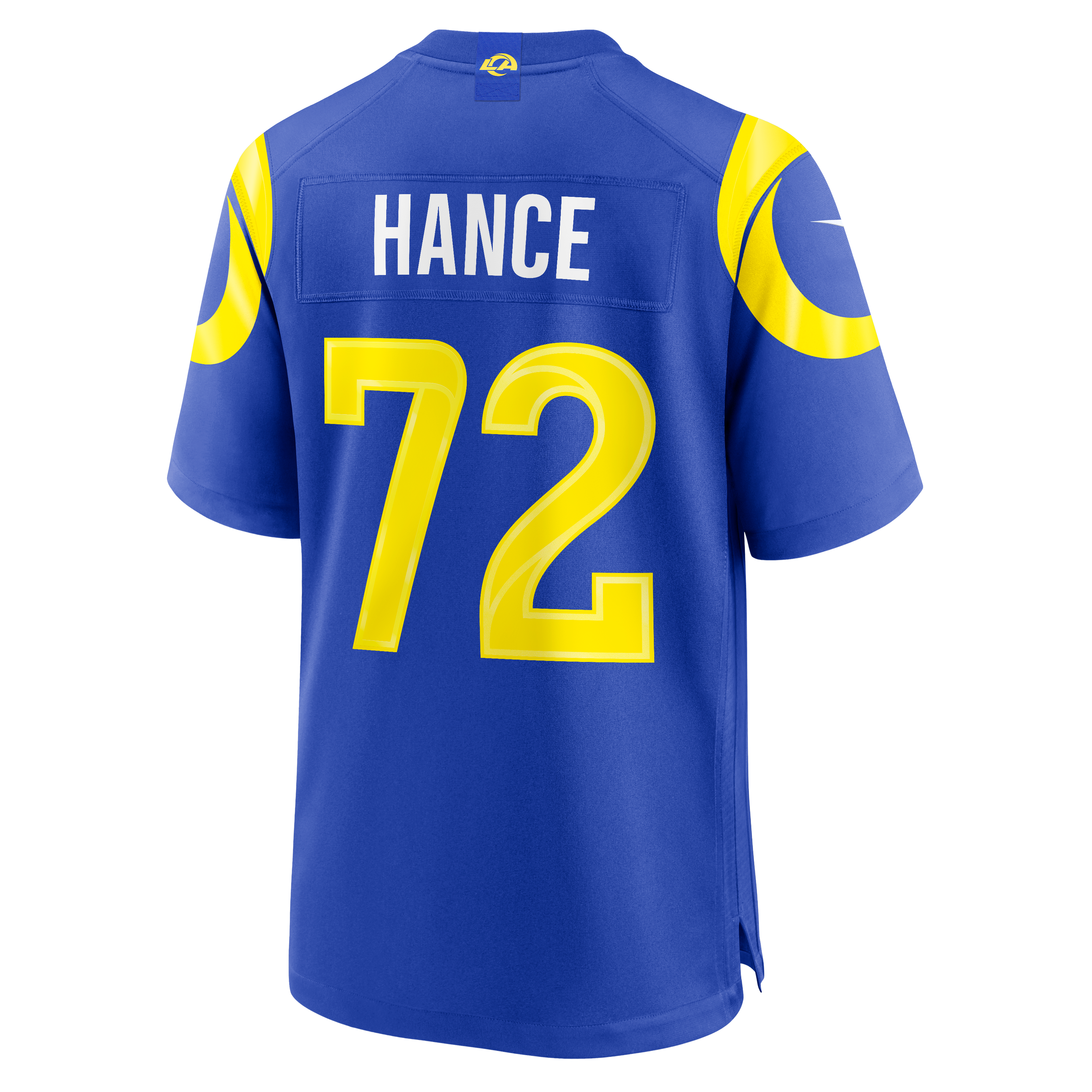 Blake Hance Los Angeles Rams Game Jersey Royal NFL Football Fan Wear Blake Hance