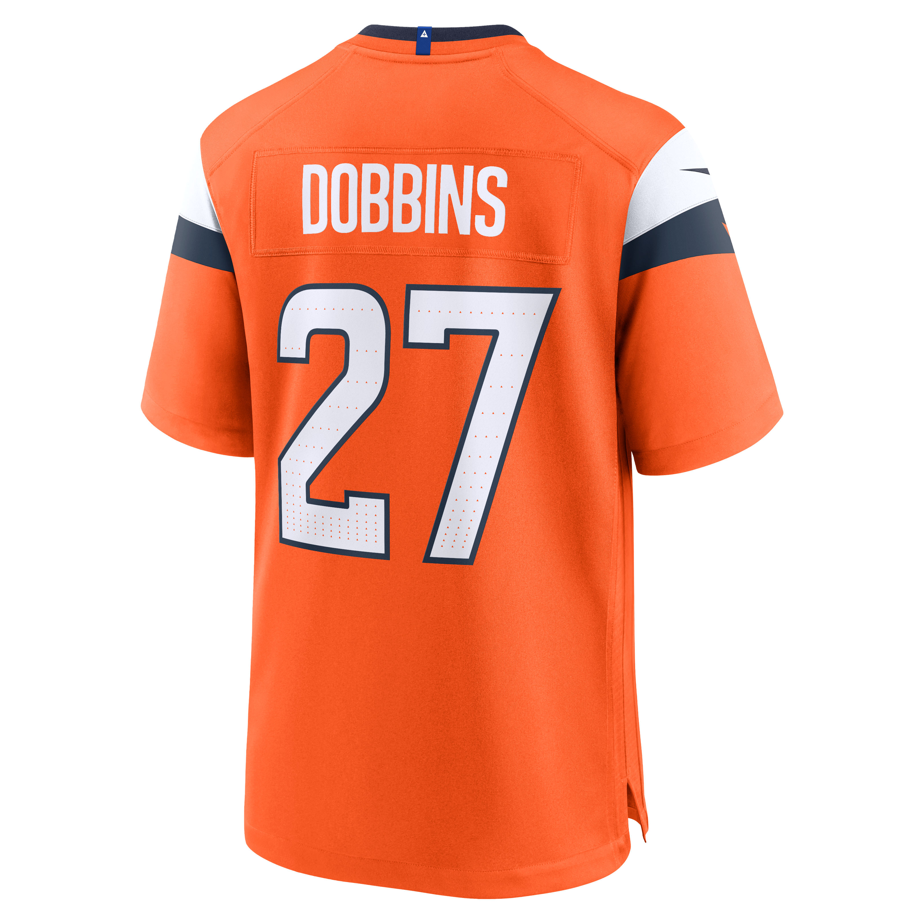 JK Dobbins Denver Broncos Game Jersey Orange NFL Football Fan Wear