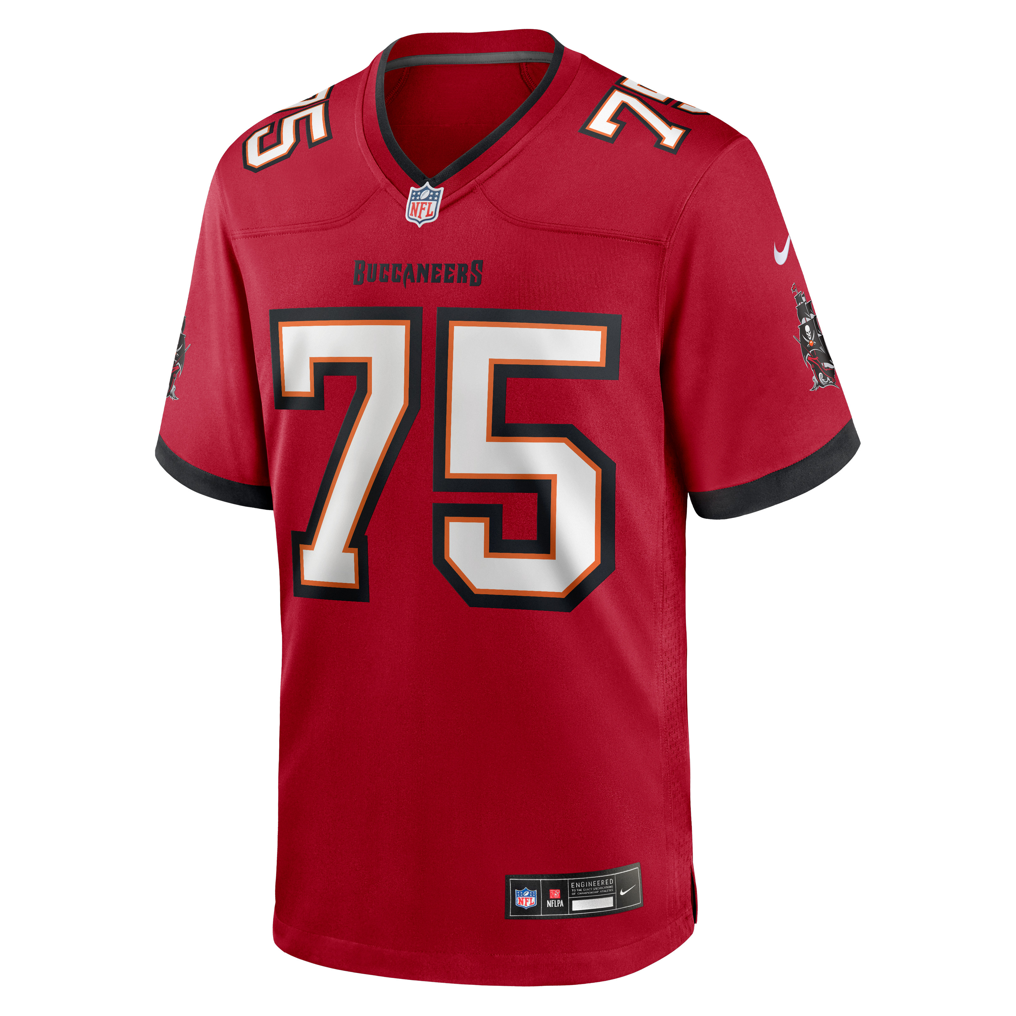 Billy Schrauth Tampa Bay Buccaneers Game Jersey Red NFL Football Fan Wear Billy Schrauth