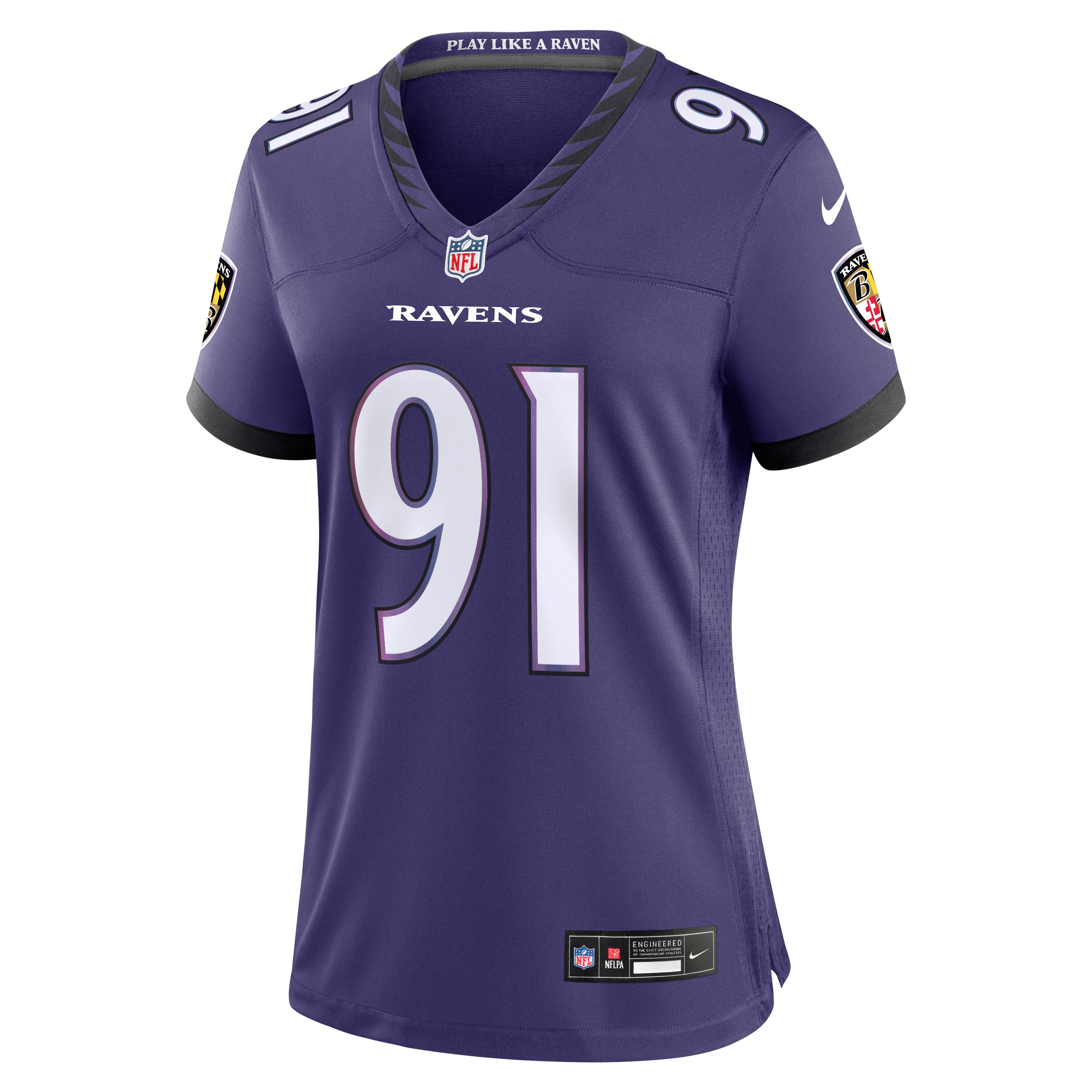 Trey Hendrickson Baltimore Ravens Game Jersey Purple NFL Football Fan Wear