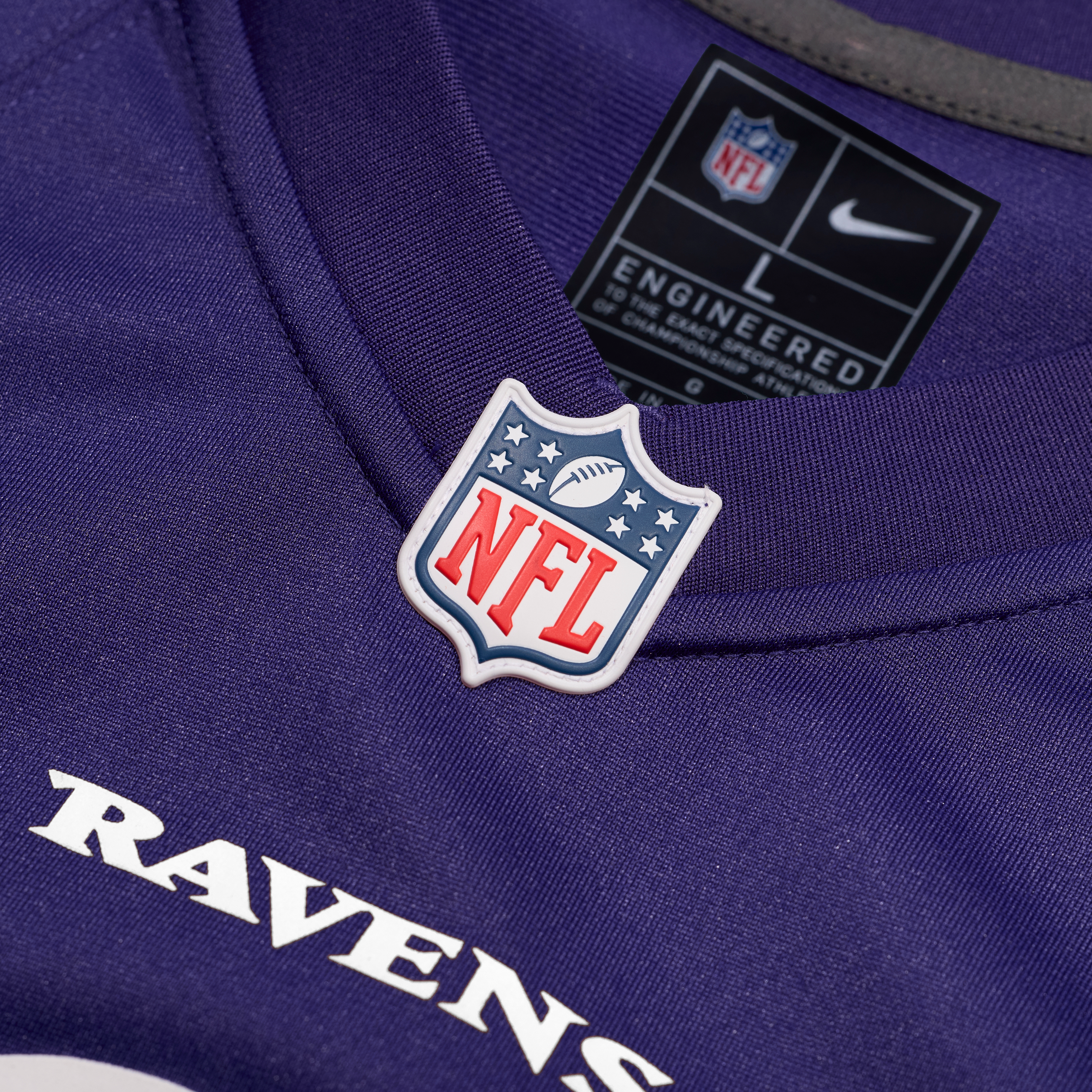 Lamar Jackson Baltimore Ravens Game Jersey Purple NFL Football Fan Wear