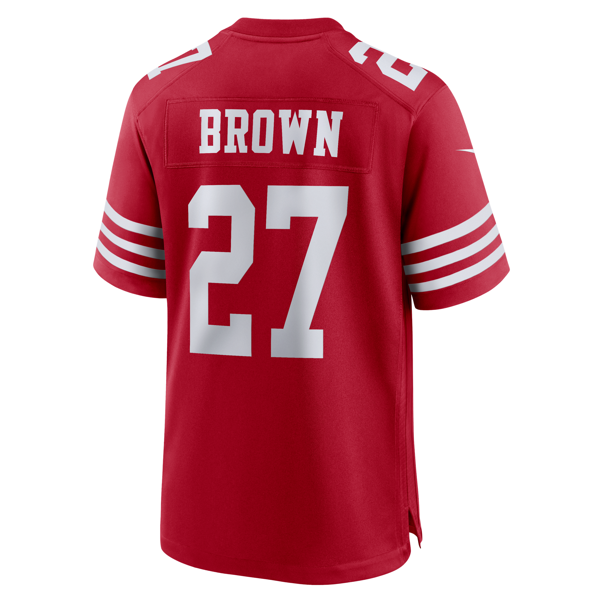 Ji'Ayir San Francisco 49ers Game Jersey Brown NFL Football Fan Wear Ji'Ayir