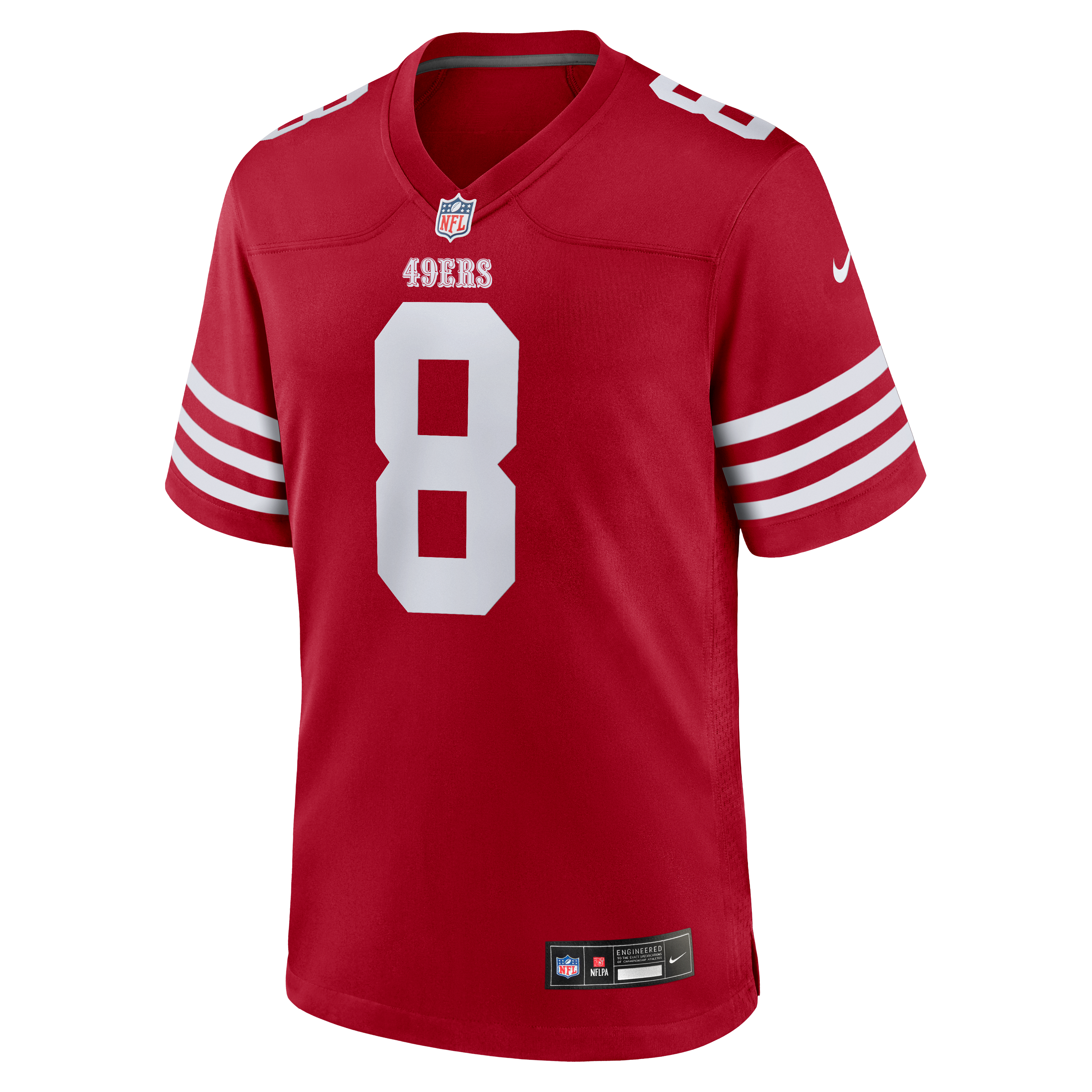 Steve Young Retired San Francisco 49ers Game Jersey Scarlet NFL Football Fan Wear