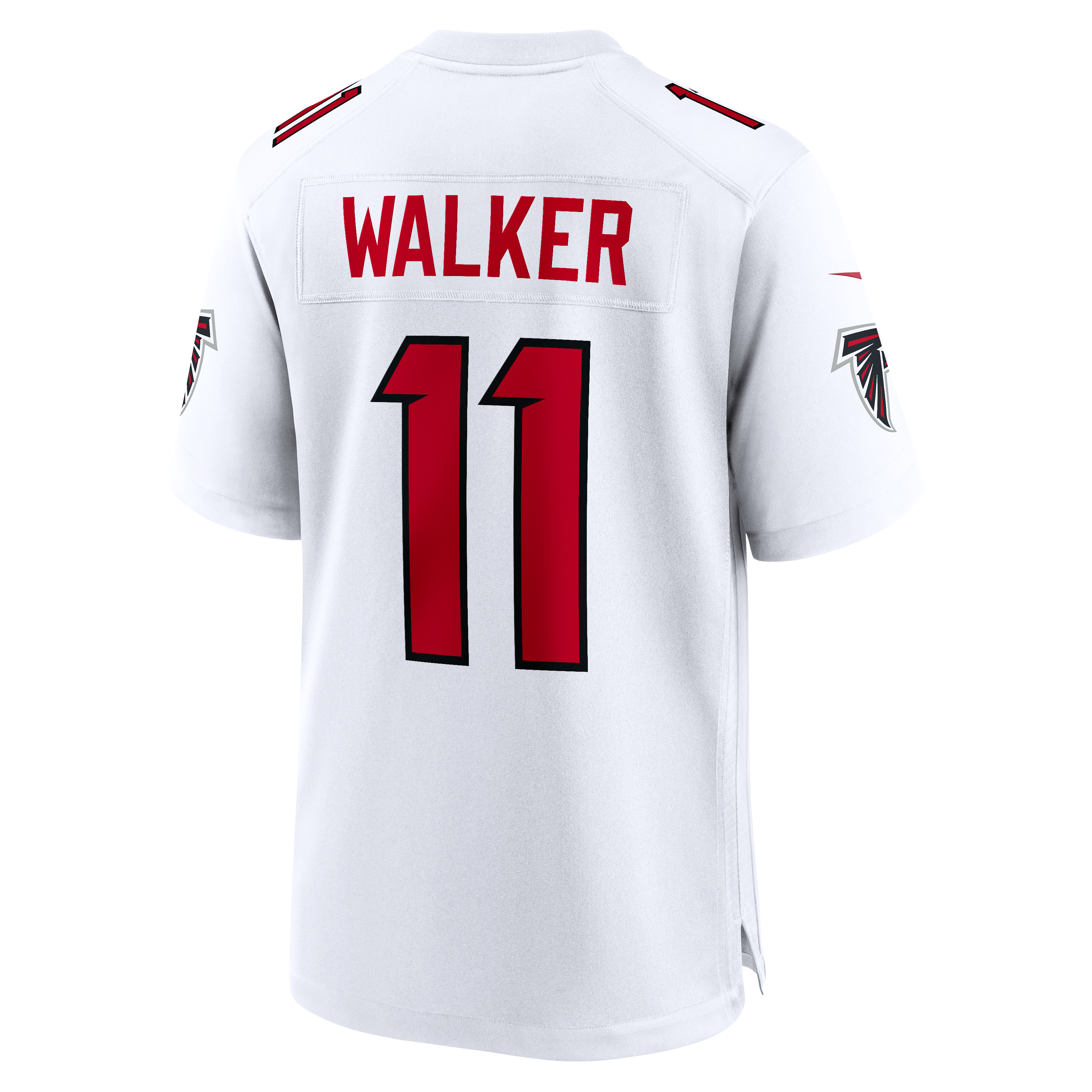 Jalon Walker Atlanta Falcons Game Jersey White NFL Football Fan Wear