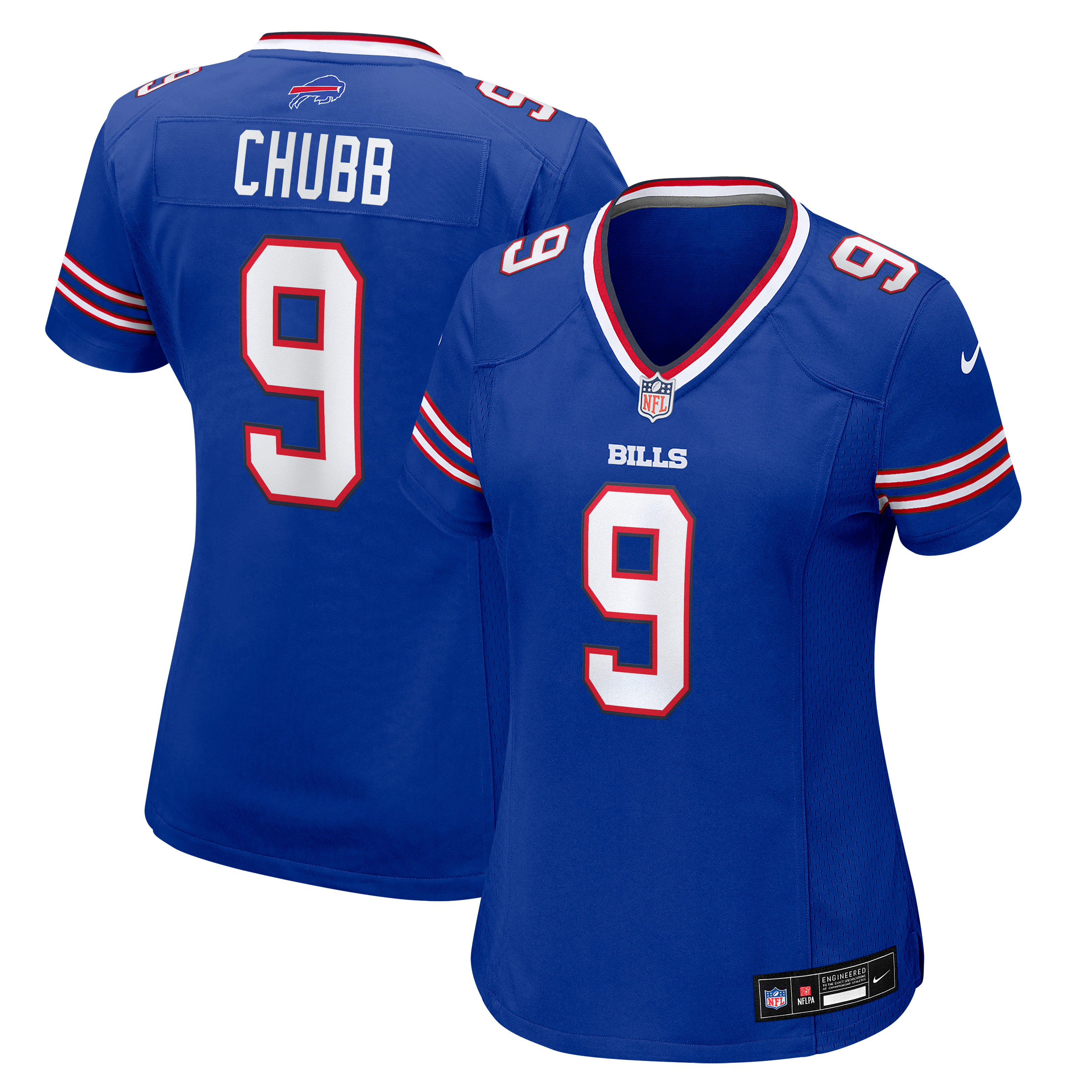 Bradley Chubb Buffalo Bills Game Jersey Royal NFL Football Fan Wear Bradley Chubb