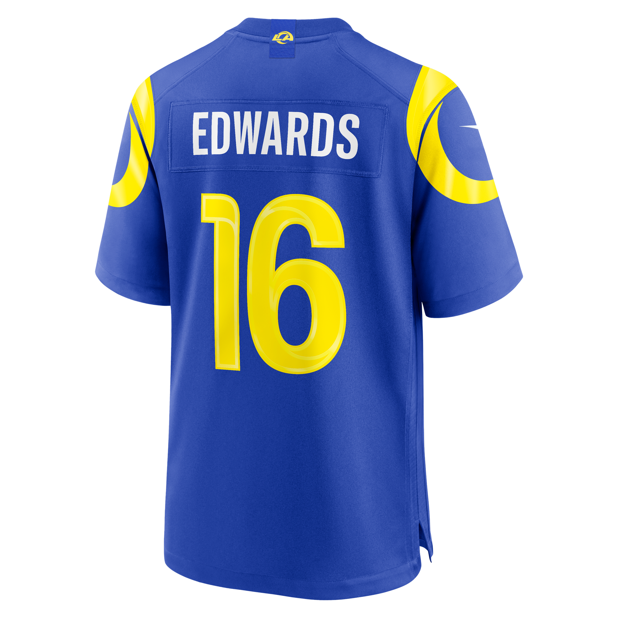 Tru Edwards Los Angeles Rams Game Jersey Royal NFL Football Fan Wear
