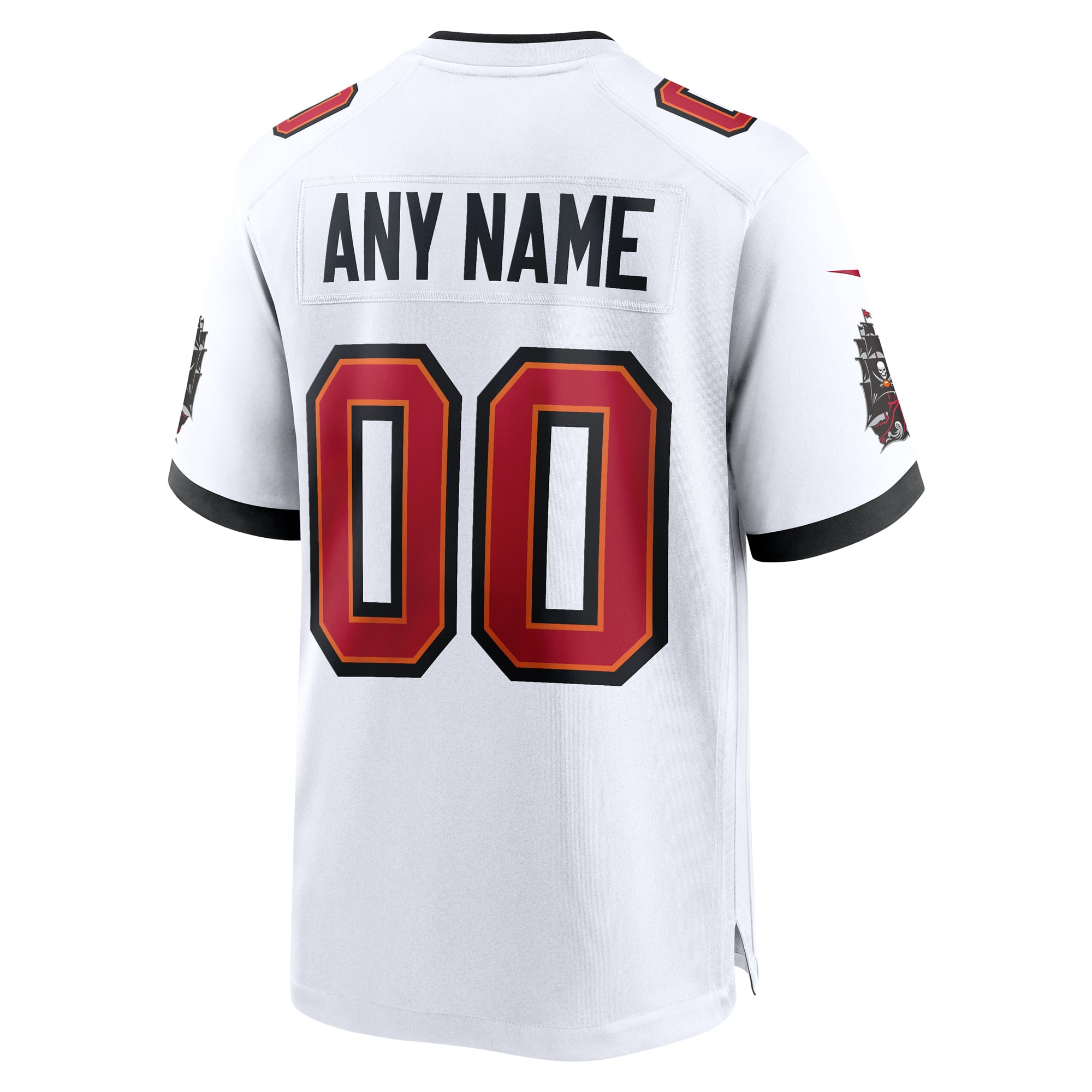 Tampa Bay Buccaneers Game Jersey White NFL Football Fan Wear Custom Number