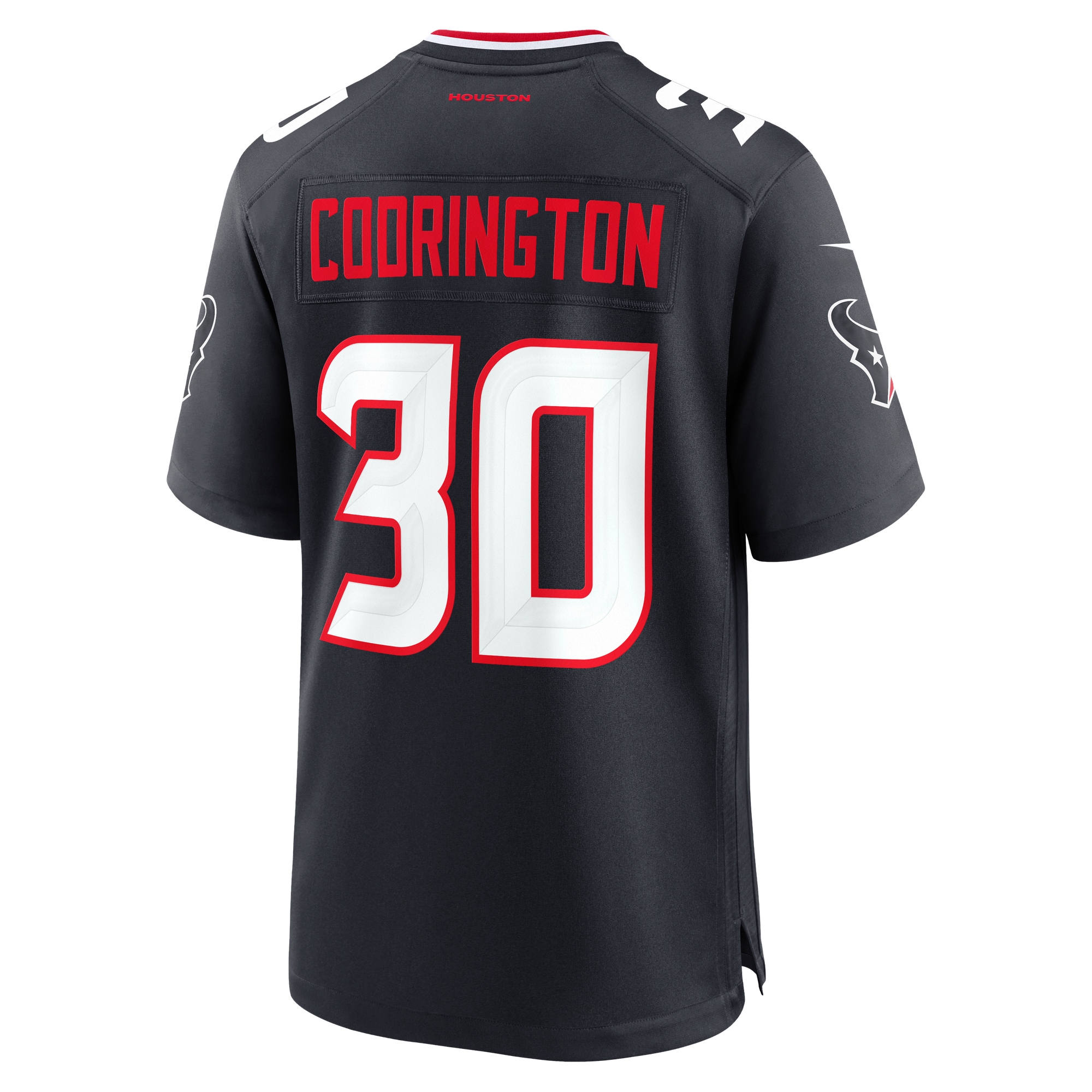 Brandon Codrington Houston Texans Game Jersey Navy NFL Football Fan Wear