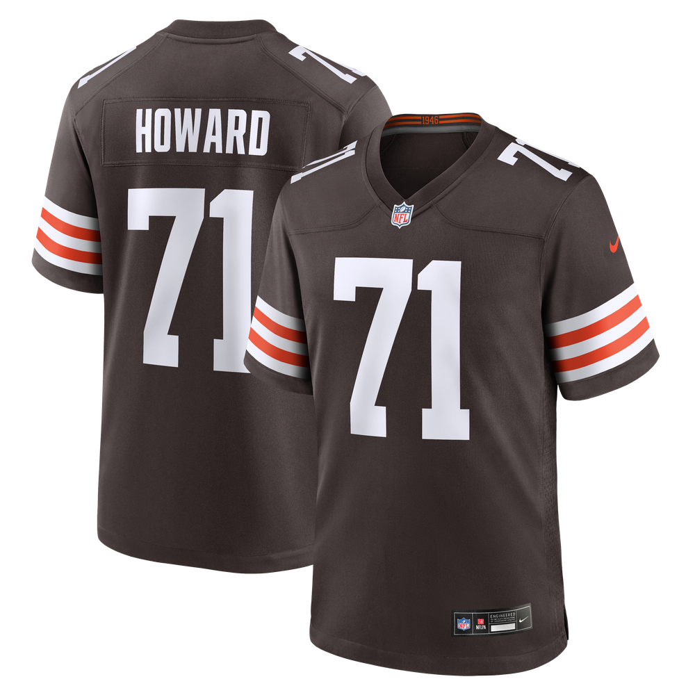 Tytus Howard Cleveland Browns Game Jersey Brown NFL Football Fan Wear