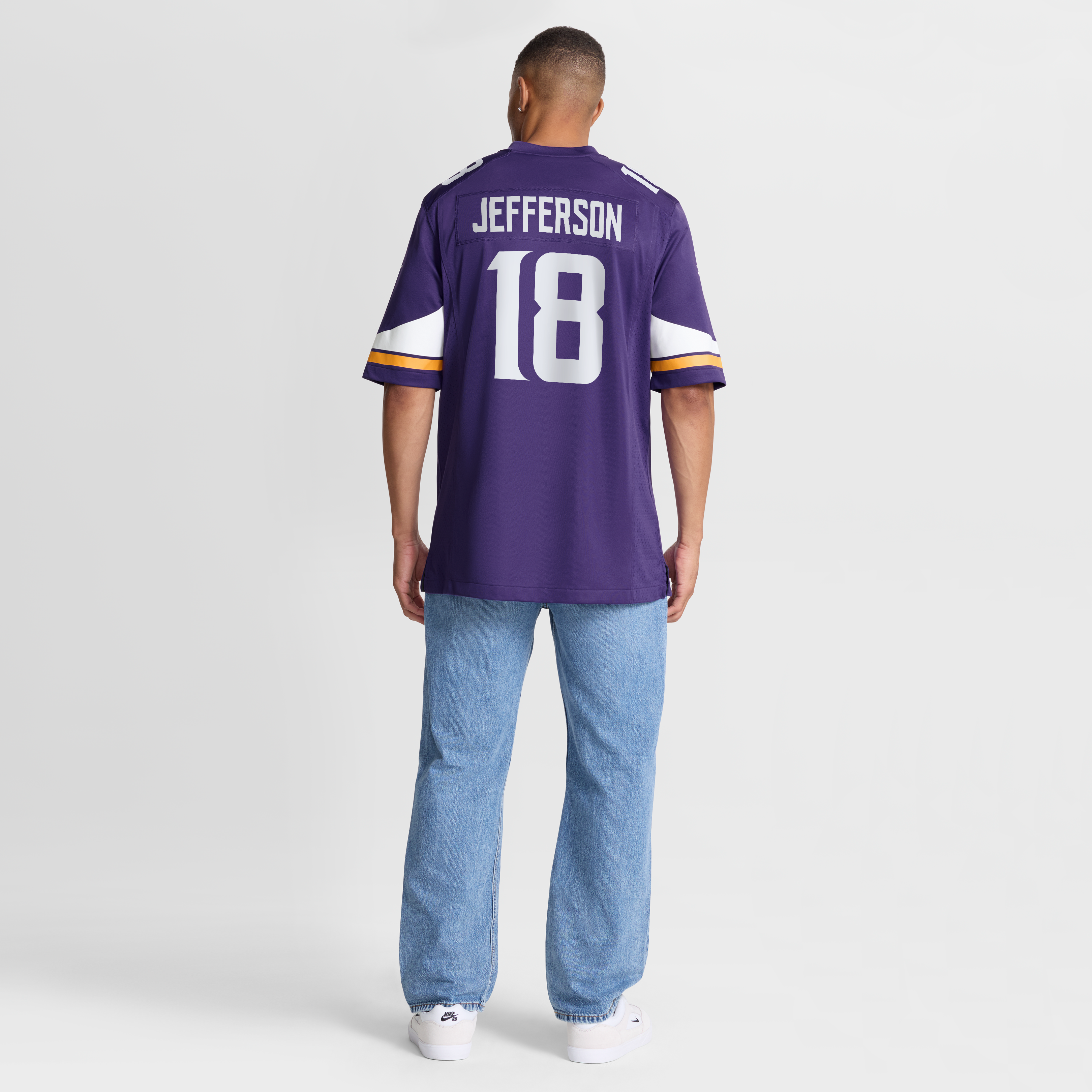 Justin Jefferson Minnesota Vikings Game Jersey Purple NFL Football Fan Wear