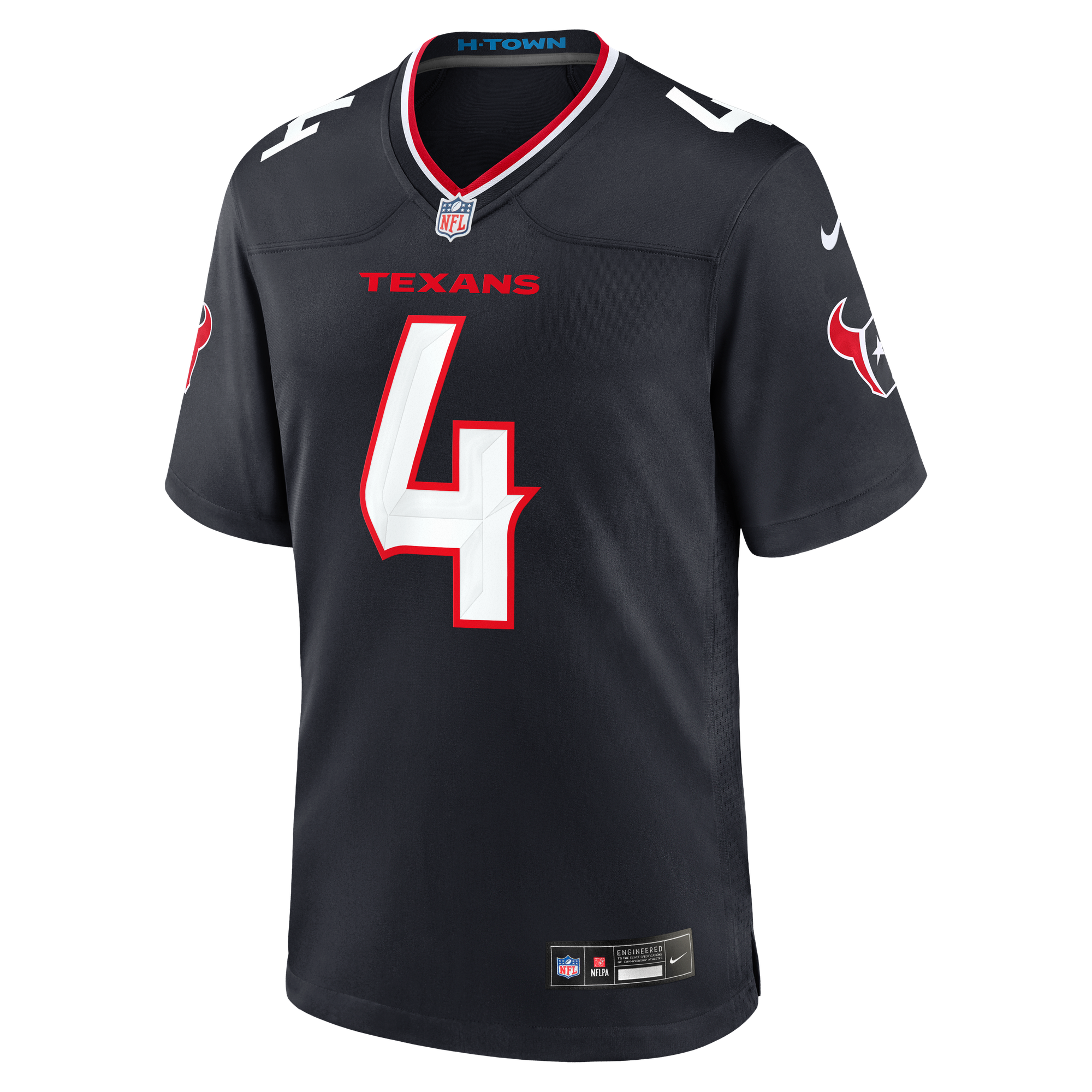 Kamari Lassiter Houston Texans Game Jersey Navy NFL Football Fan Wear