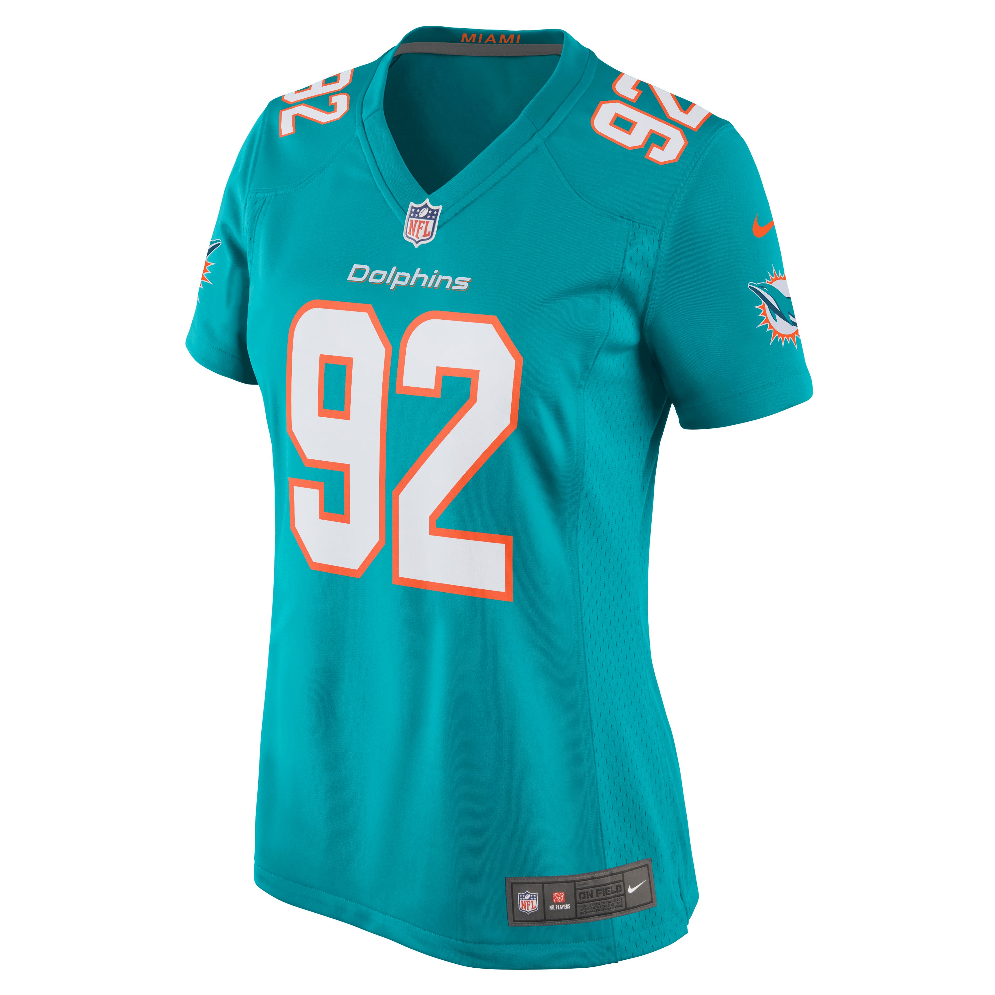 Zach Sieler Miami Dolphins Game Jersey Aqua NFL Football Fan Wear
