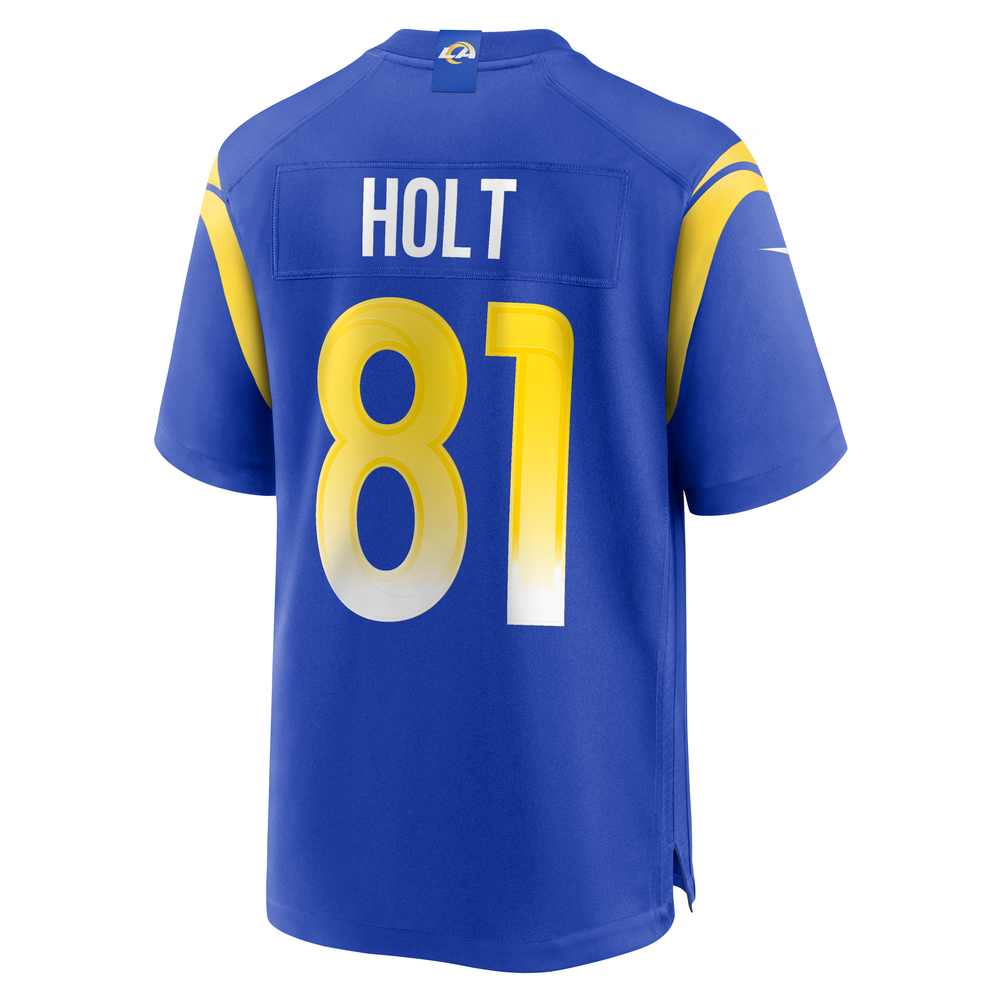 Torry Holt Retired Los Angeles Rams Player Jersey Royal NFL Football Fan Wear
