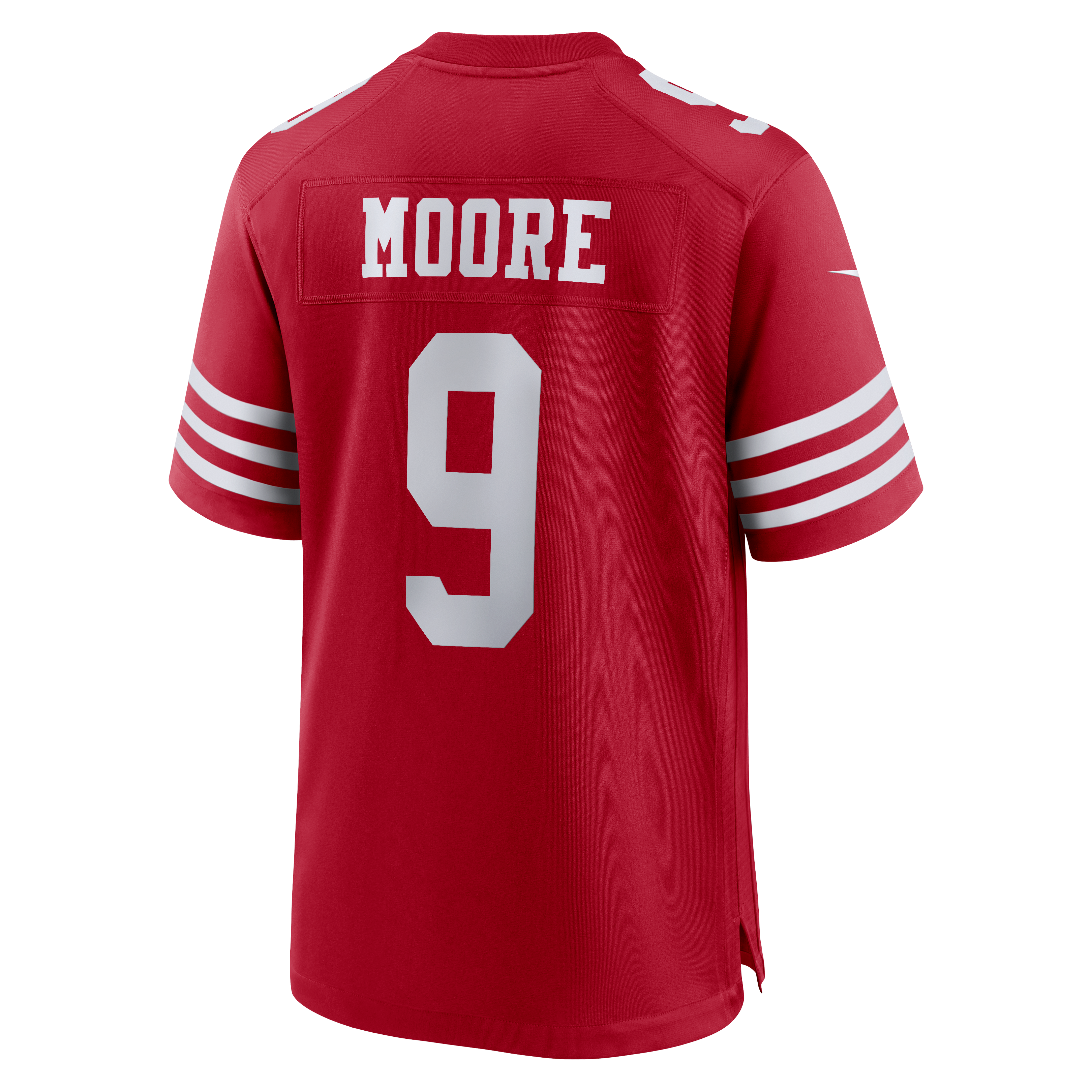 Skyy Moore San Francisco 49ers Game Jersey Scarlet NFL Football Fan Wear Skyy Moore