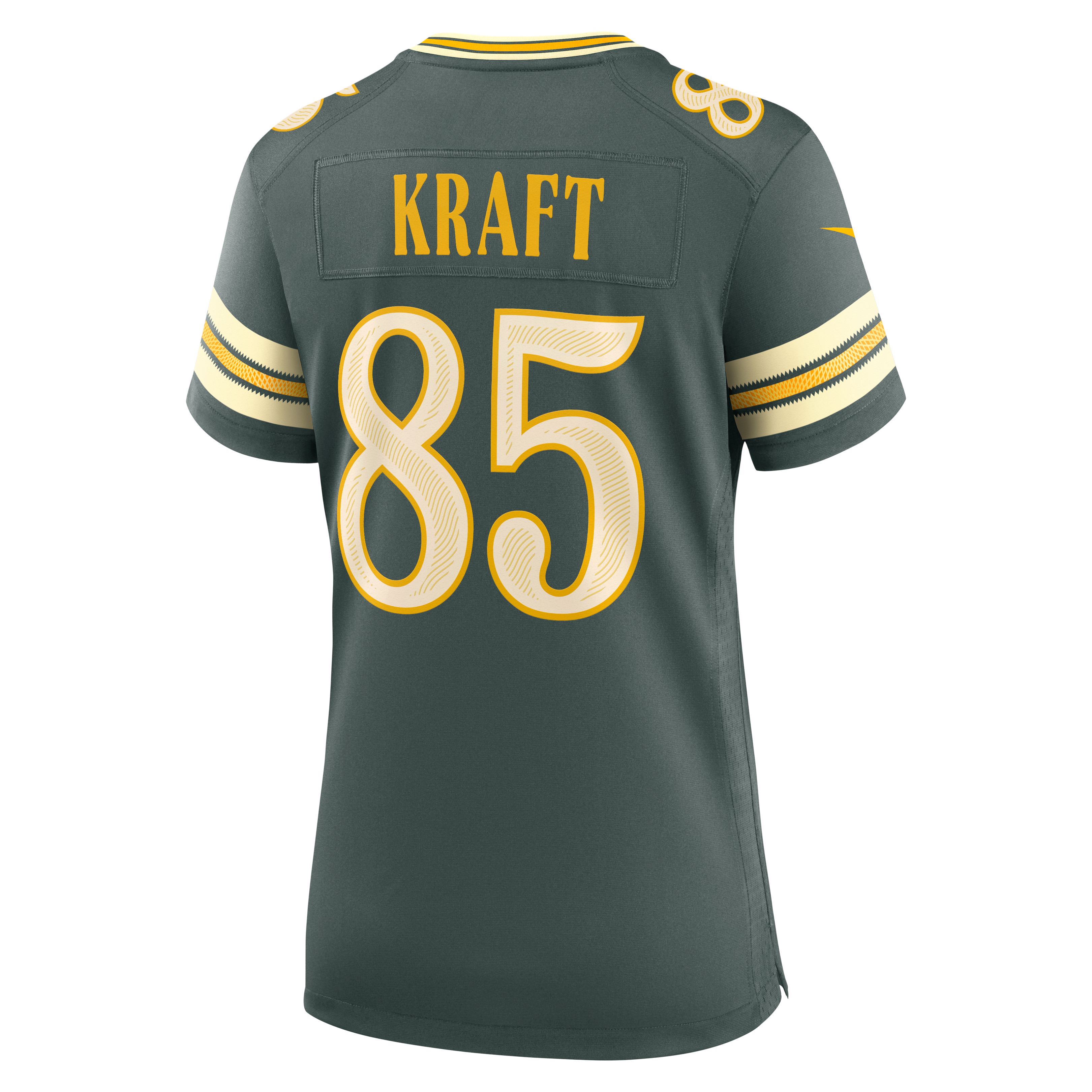 Tucker Kraft Green Bay Packers Game Jersey Green NFL Football Fan Wear