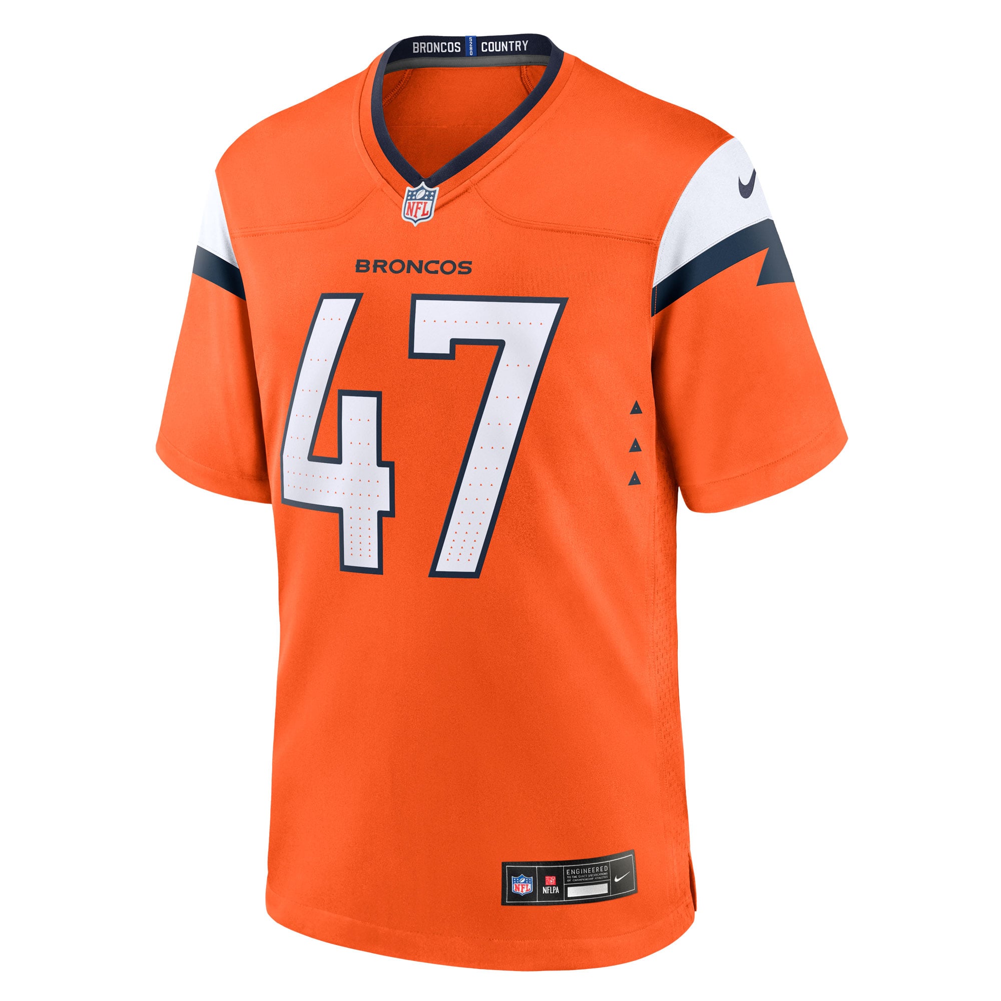 Karene Reid Denver Broncos Game Jersey Orange NFL Football Fan Wear
