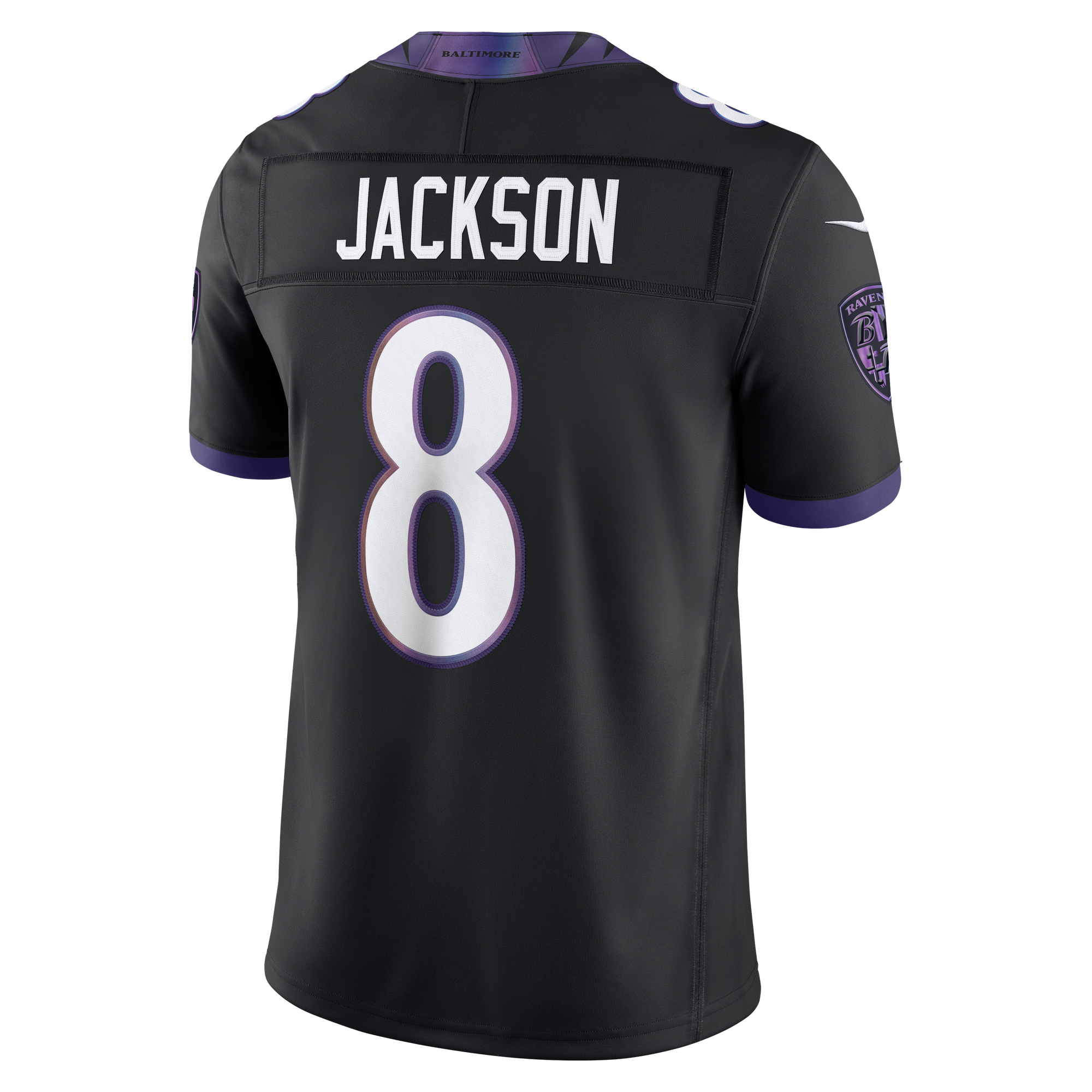 Lamar Jackson Baltimore Ravens Alternate Jersey Black NFL Football Fan Wear Lamar Jackson