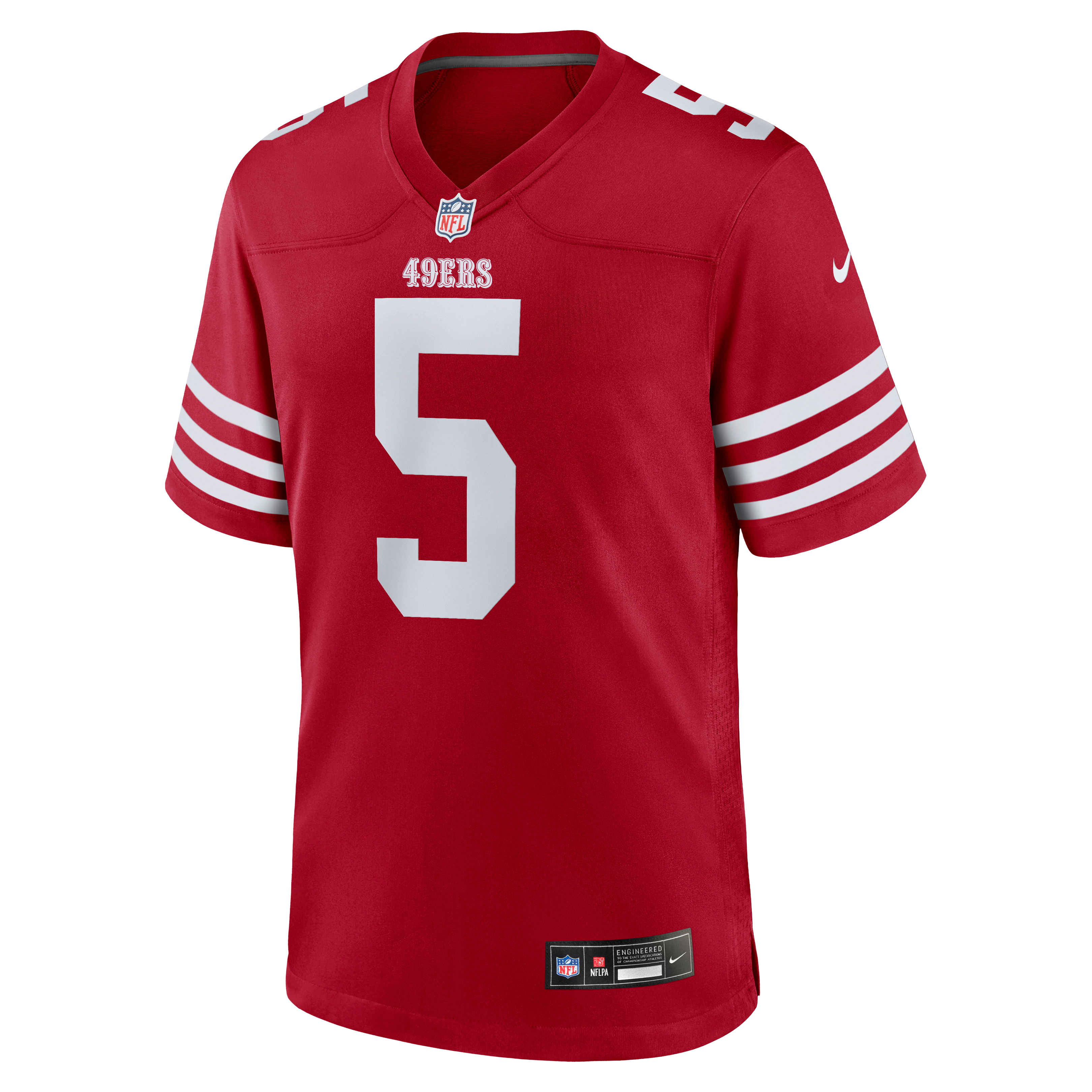 Mike Evans San Francisco 49ers Game Jersey Scarlet NFL Football Fan Wear Mike Evans