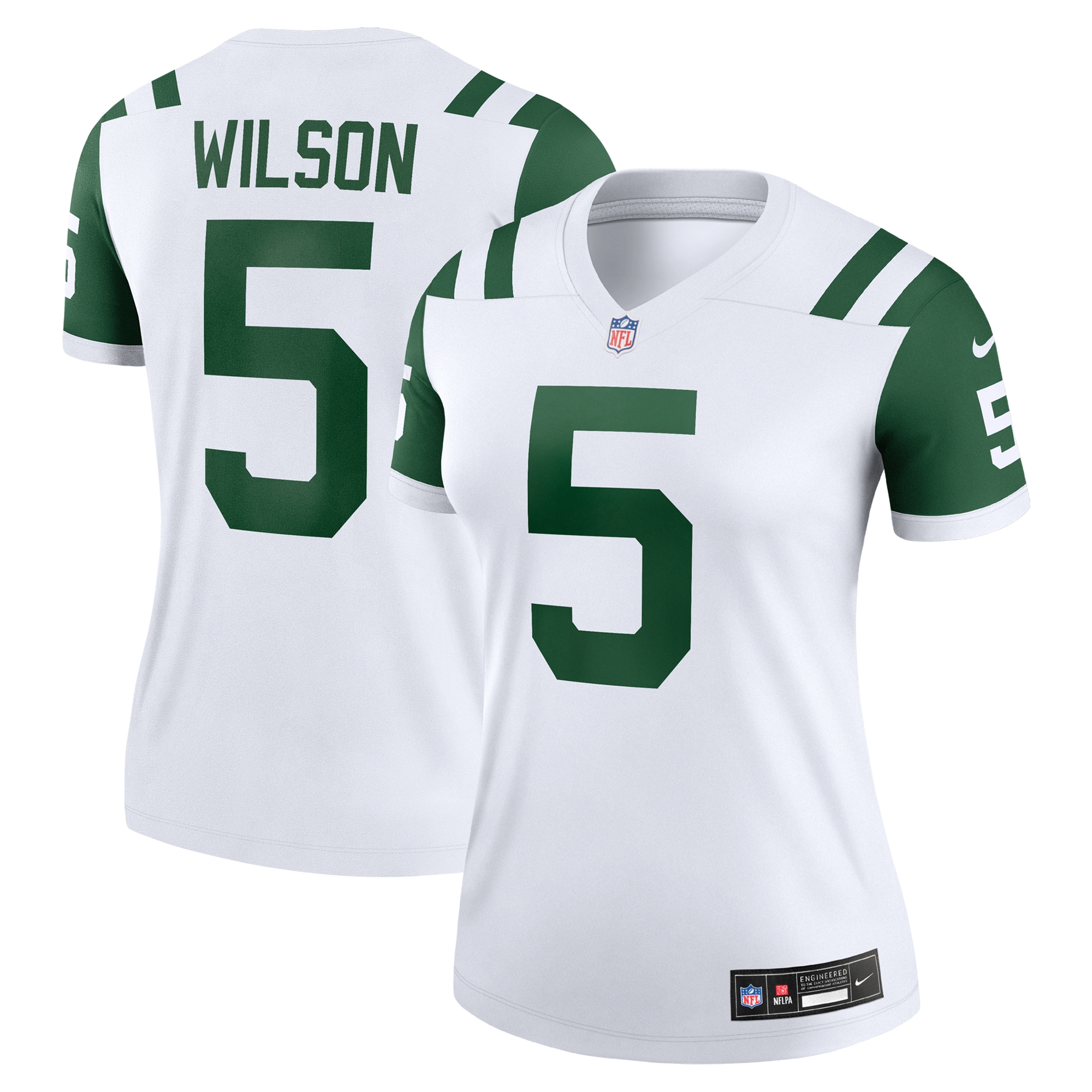 Garrett Wilson Performance New York Jets Alternate Jersey White NFL Football Fan Wear Garrett Wilson Performance