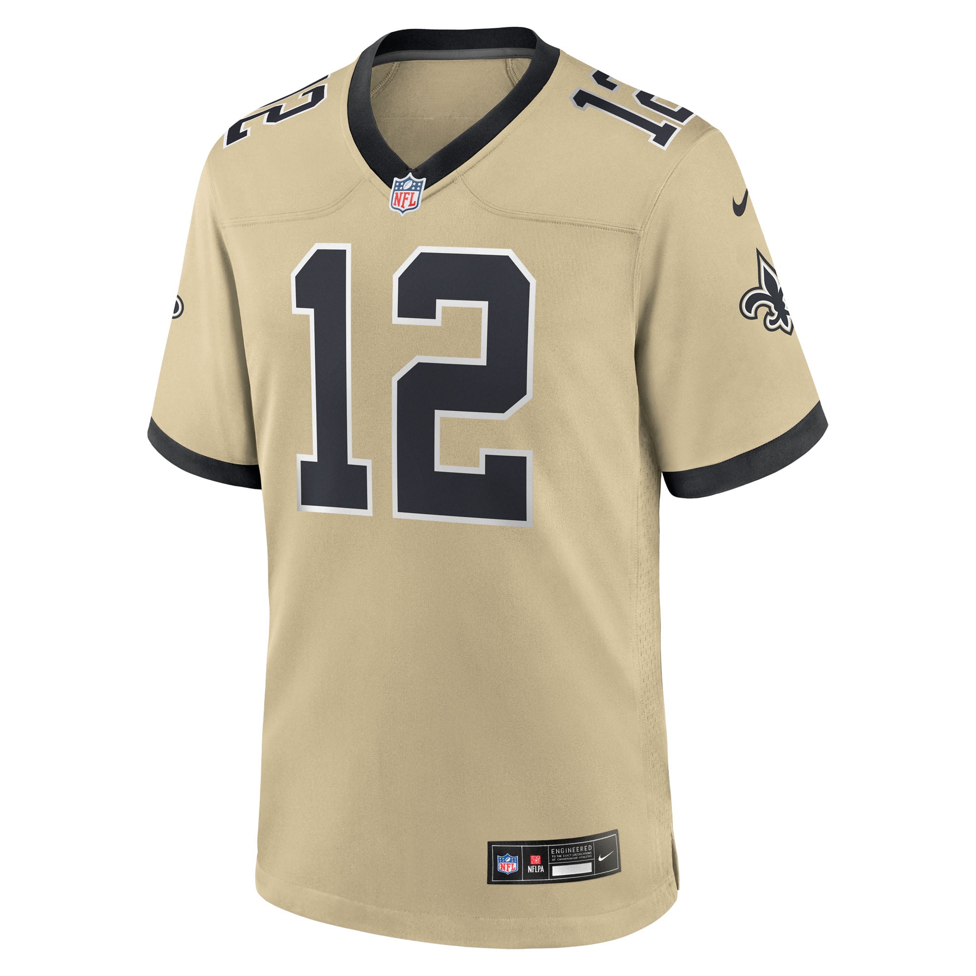 Chris Olave Golds New Orleans Saints Player Jersey Gold NFL Football Fan Wear