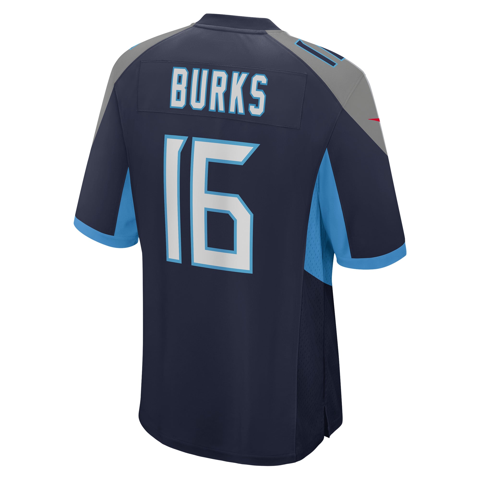 Treylon Burks Tennessee Titans Game Jersey Navy NFL Football Fan Wear Treylon Burks