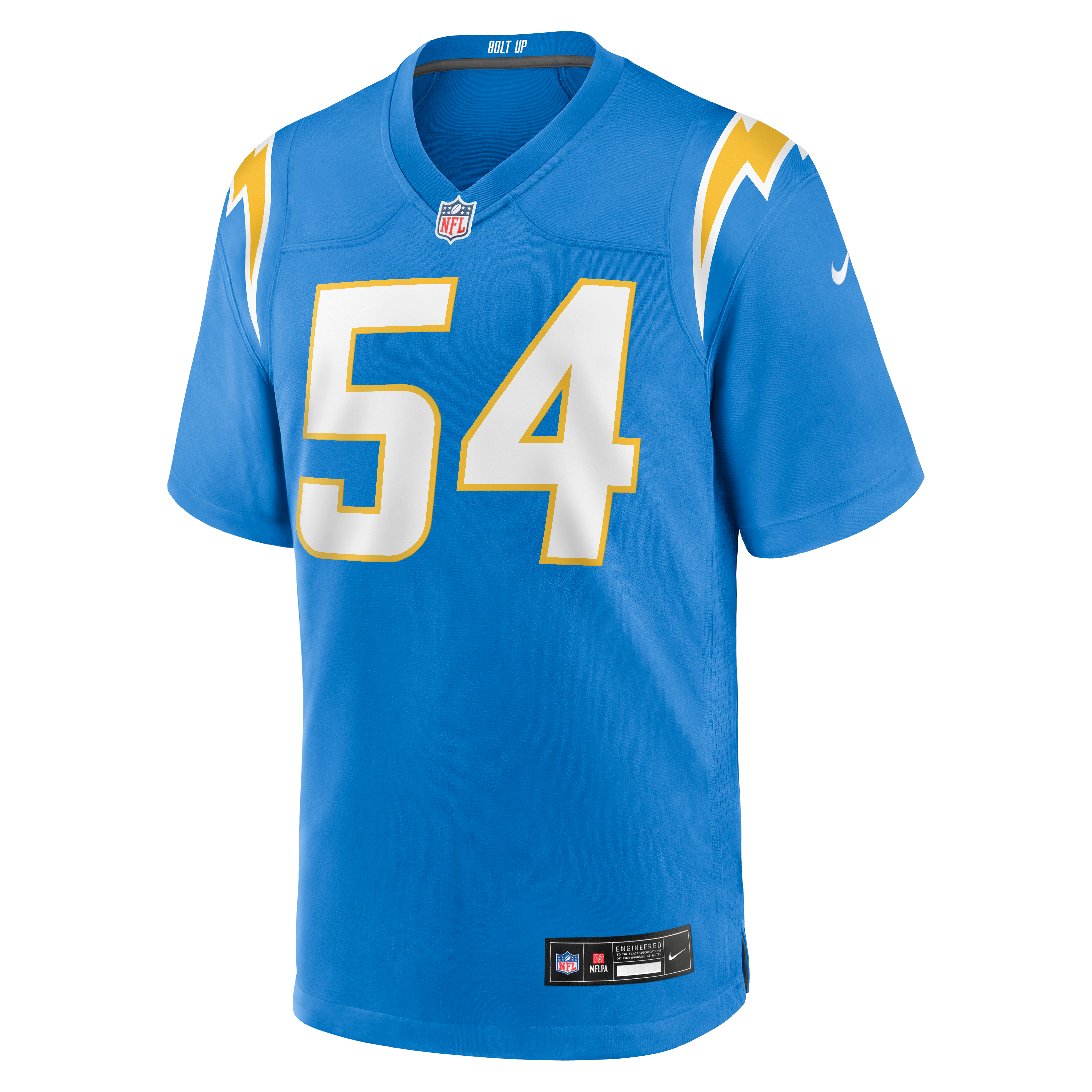 Kyle Kennard Los Angeles Chargers Game Jersey Powder Blue NFL Football Fan Wear Kyle Kennard