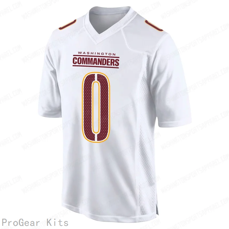 Qwuantrezz Knight Tundra Washington Commanders Game Jersey White NFL Football Fan Wear