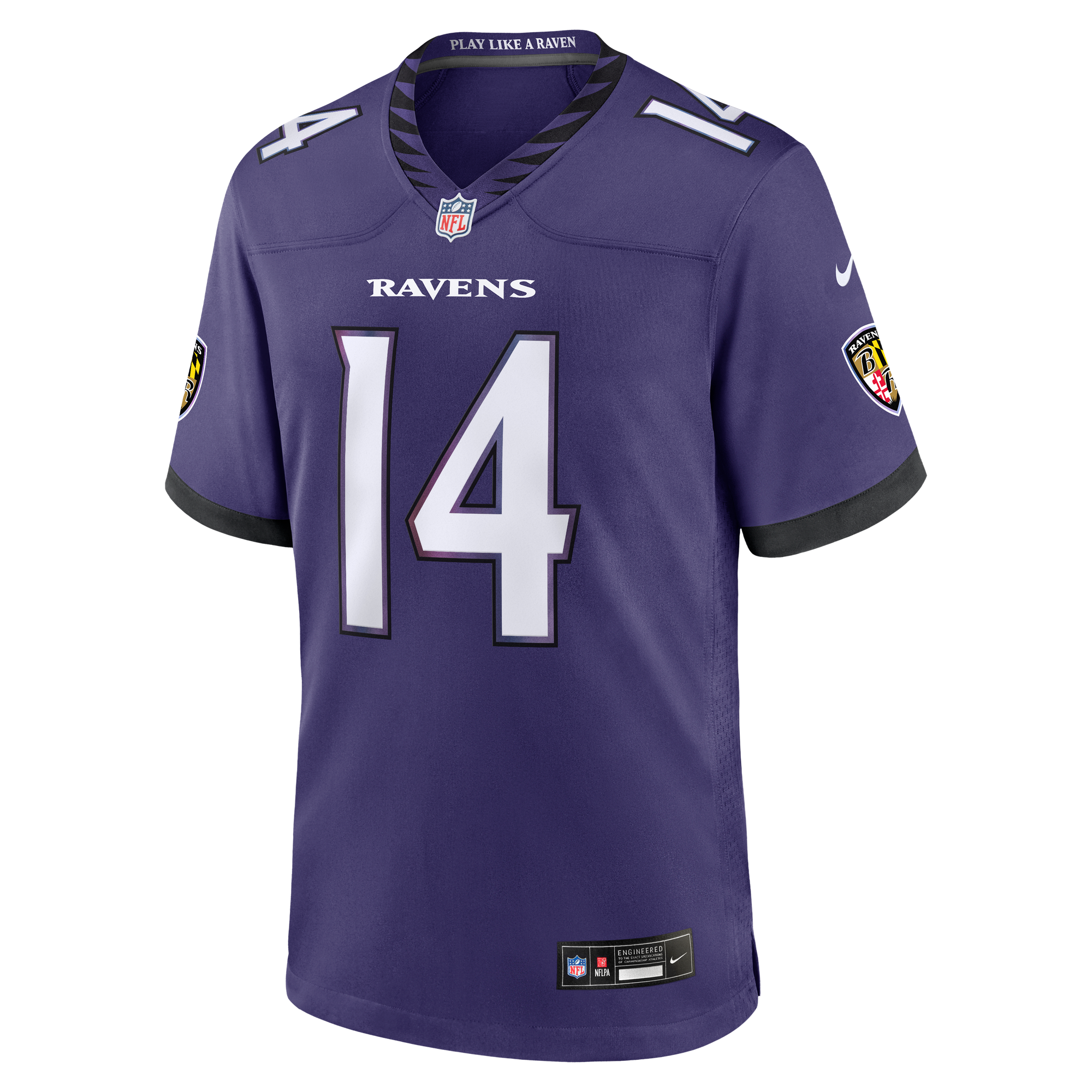 Kyle Hamilton Baltimore Ravens Game Jersey Purple NFL Football Fan Wear