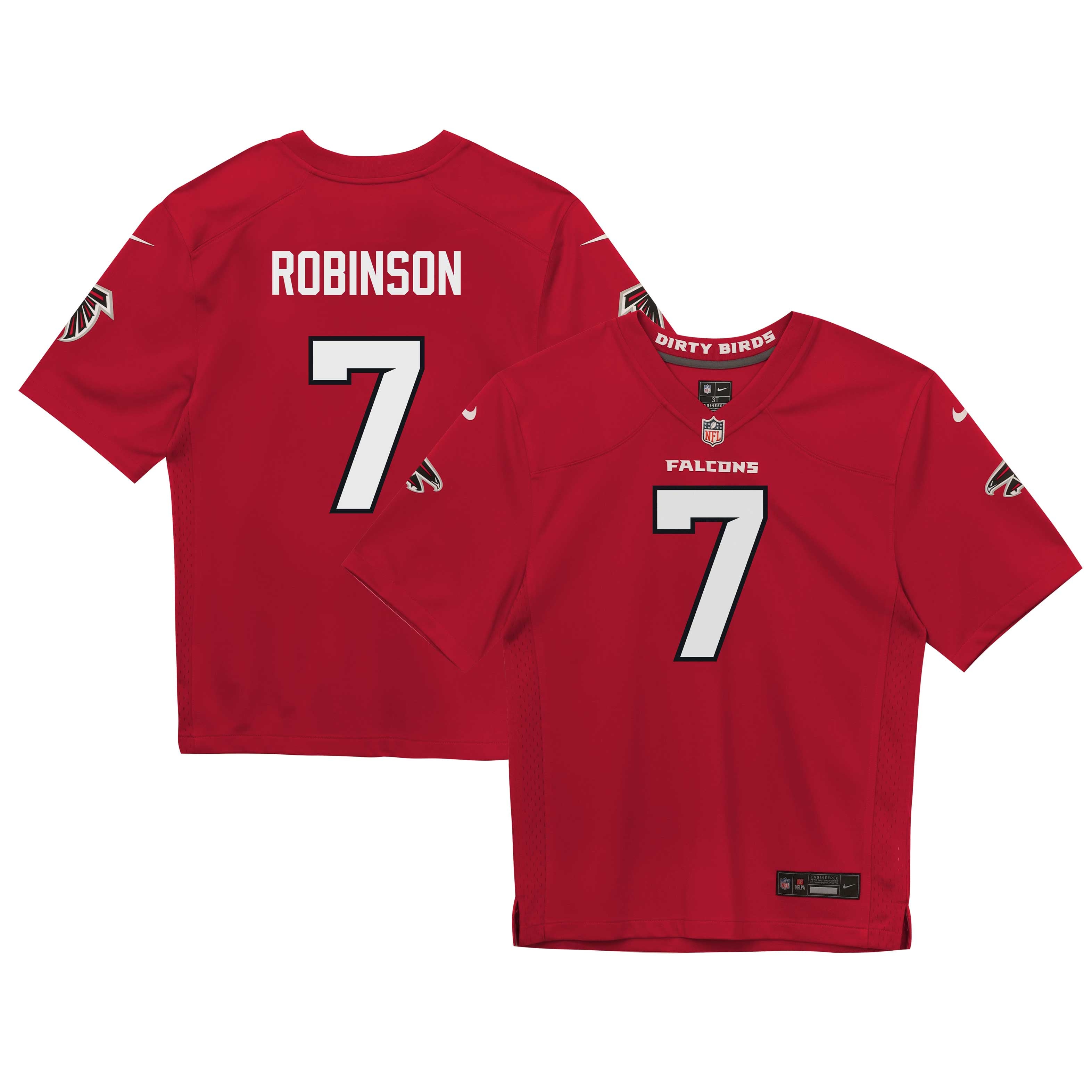 Bijan Robinson Atlanta Falcons Game Jersey Red NFL Football Fan Wear