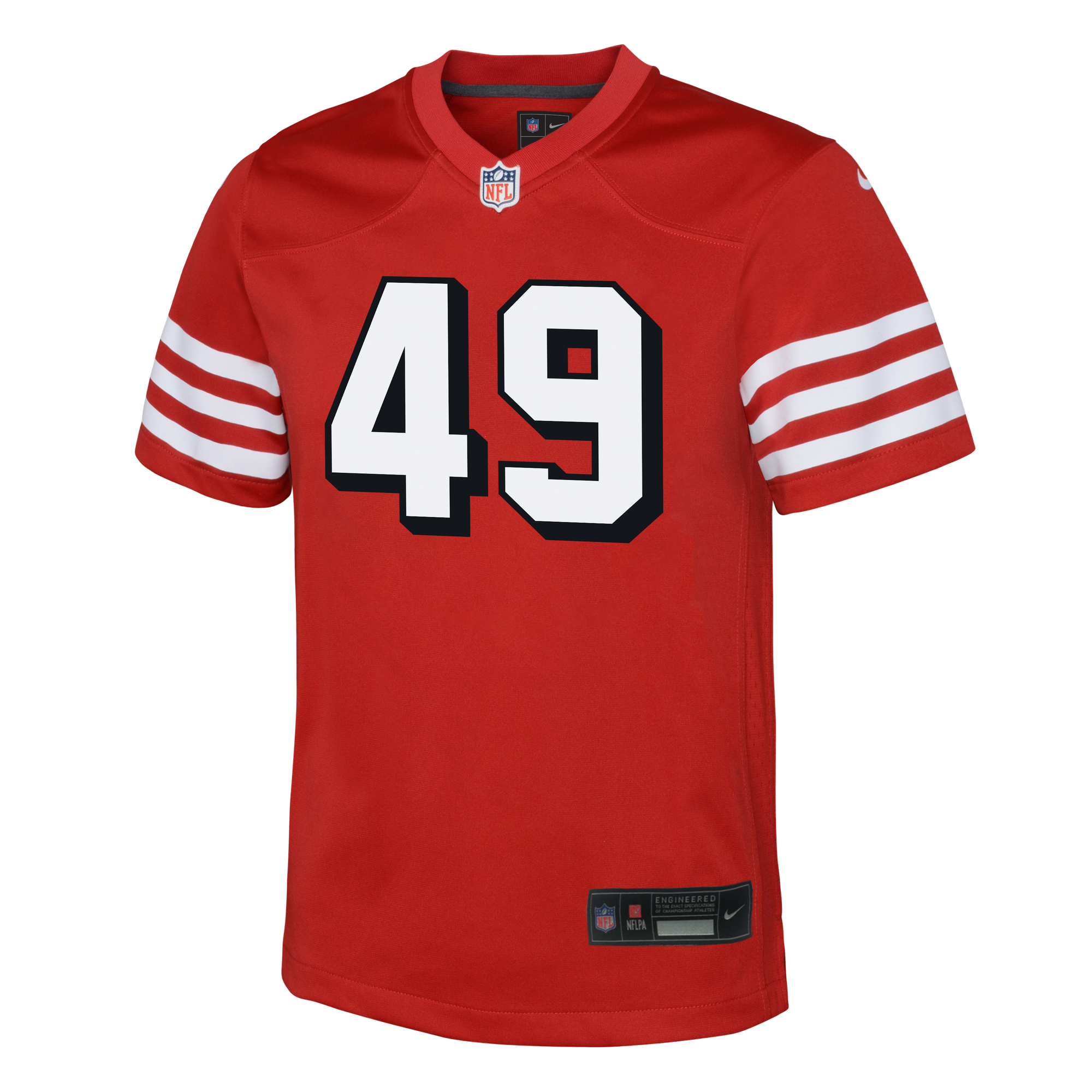 San Francisco 49ers Game Jersey Scarlet NFL Football Fan Wear